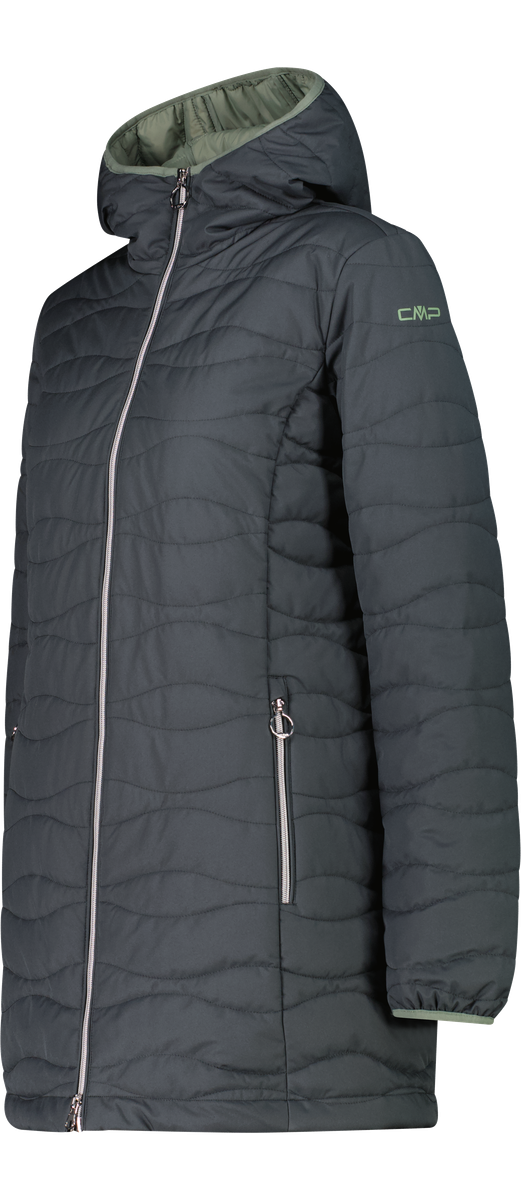 CMP Manteau matelassé »WOMAN PARKA FIX HOOD« avec capuche, en polyester