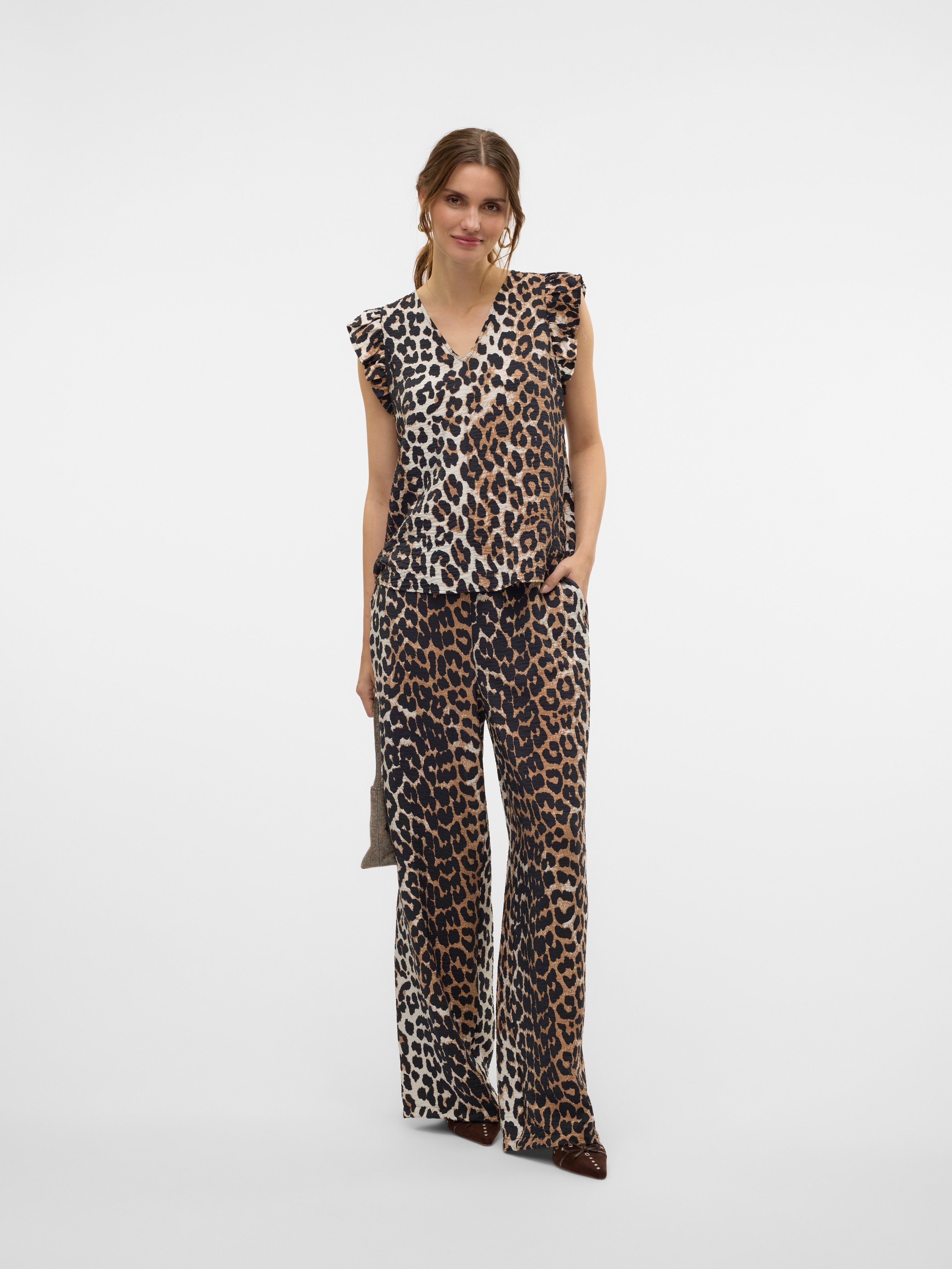 Vero Moda Schlupfhose »VMJOSIE HW WIDE PANT WVN GA NOOS«  Sommerhose