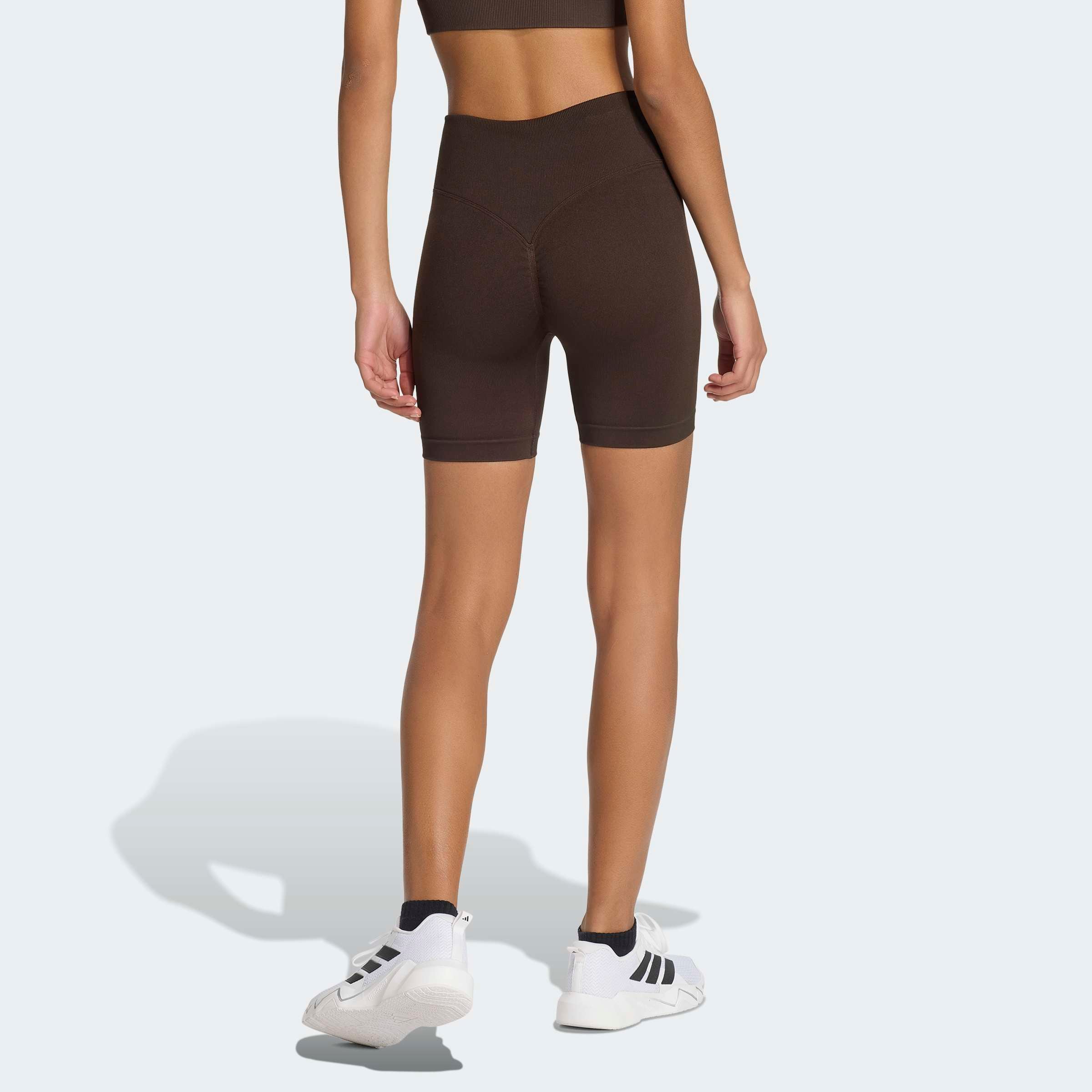 adidas Performance Short »WORKOUT ESSENTIALS KNIT SCRUNCH 5 INCH LEGGINGS«  coupe ajustée, pour fitness et mode sportive, style sportif