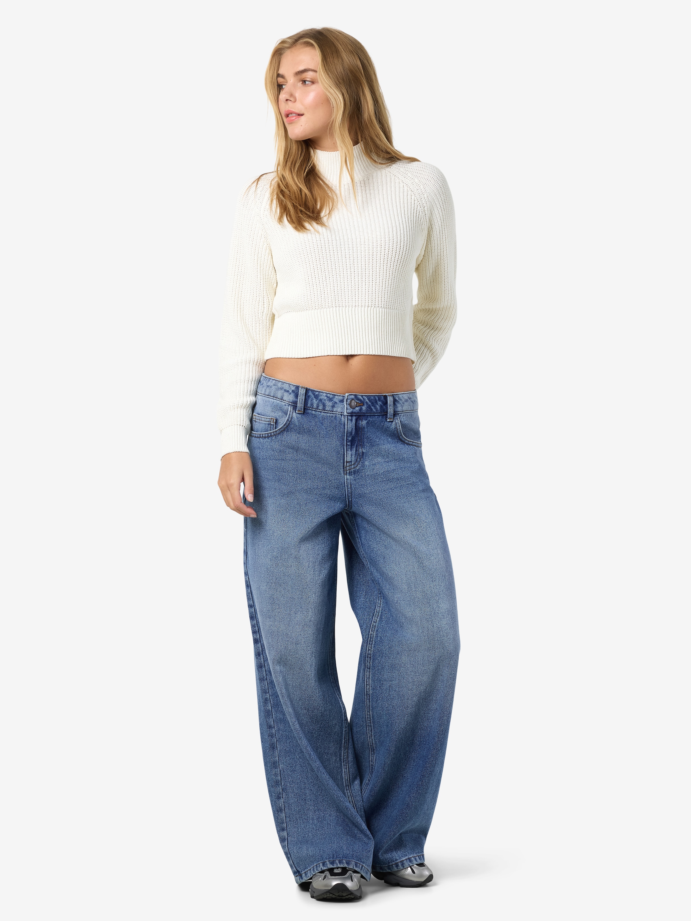 Noisy may Stehkragenpullover »NMDARA L/S HIGH NECK KNIT FWD NOOS«
