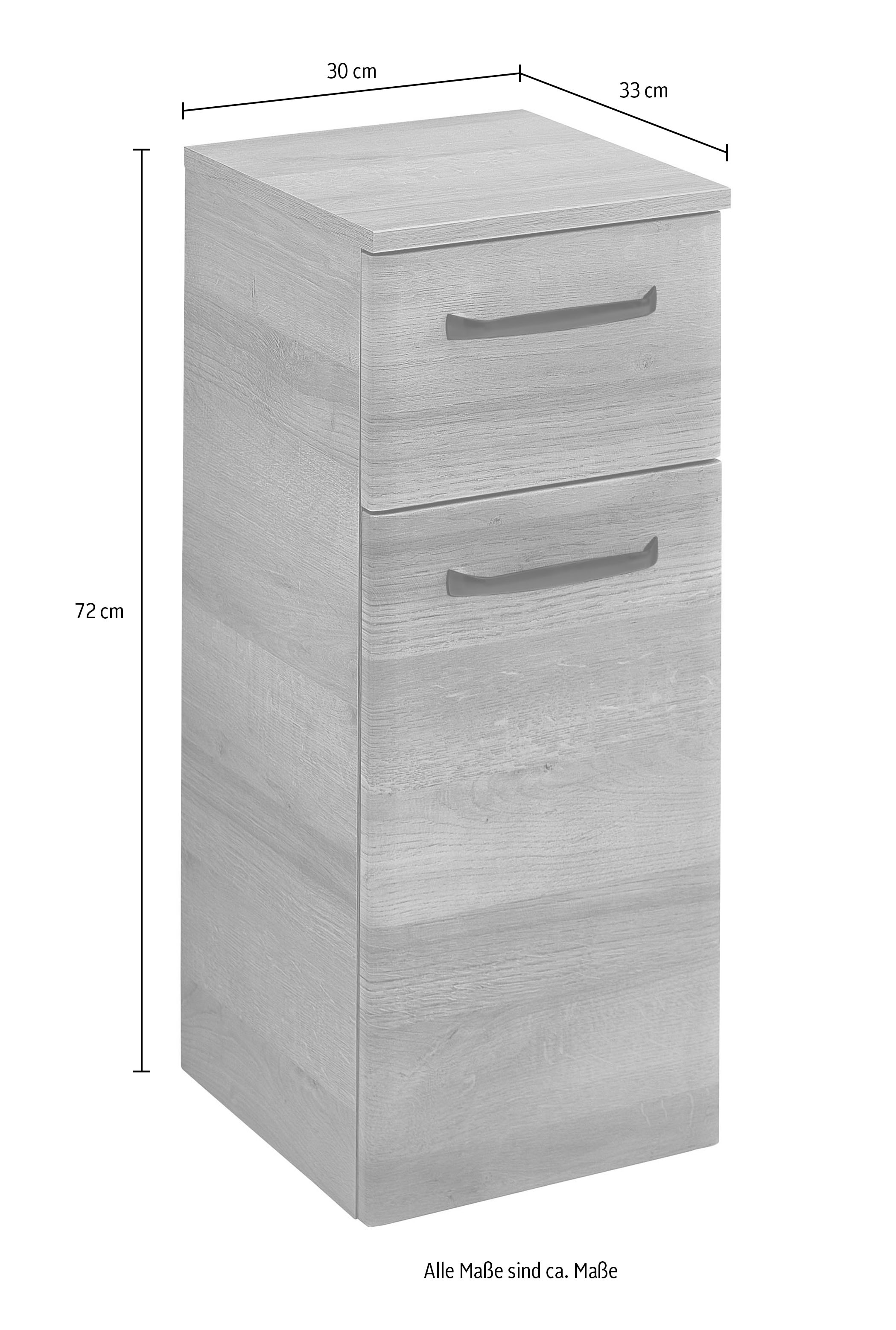 Saphir Unterschrank »Quickset 318, mit 1 Tür, 1 Auszug, 30cm breit« 1 Stk. tlg.