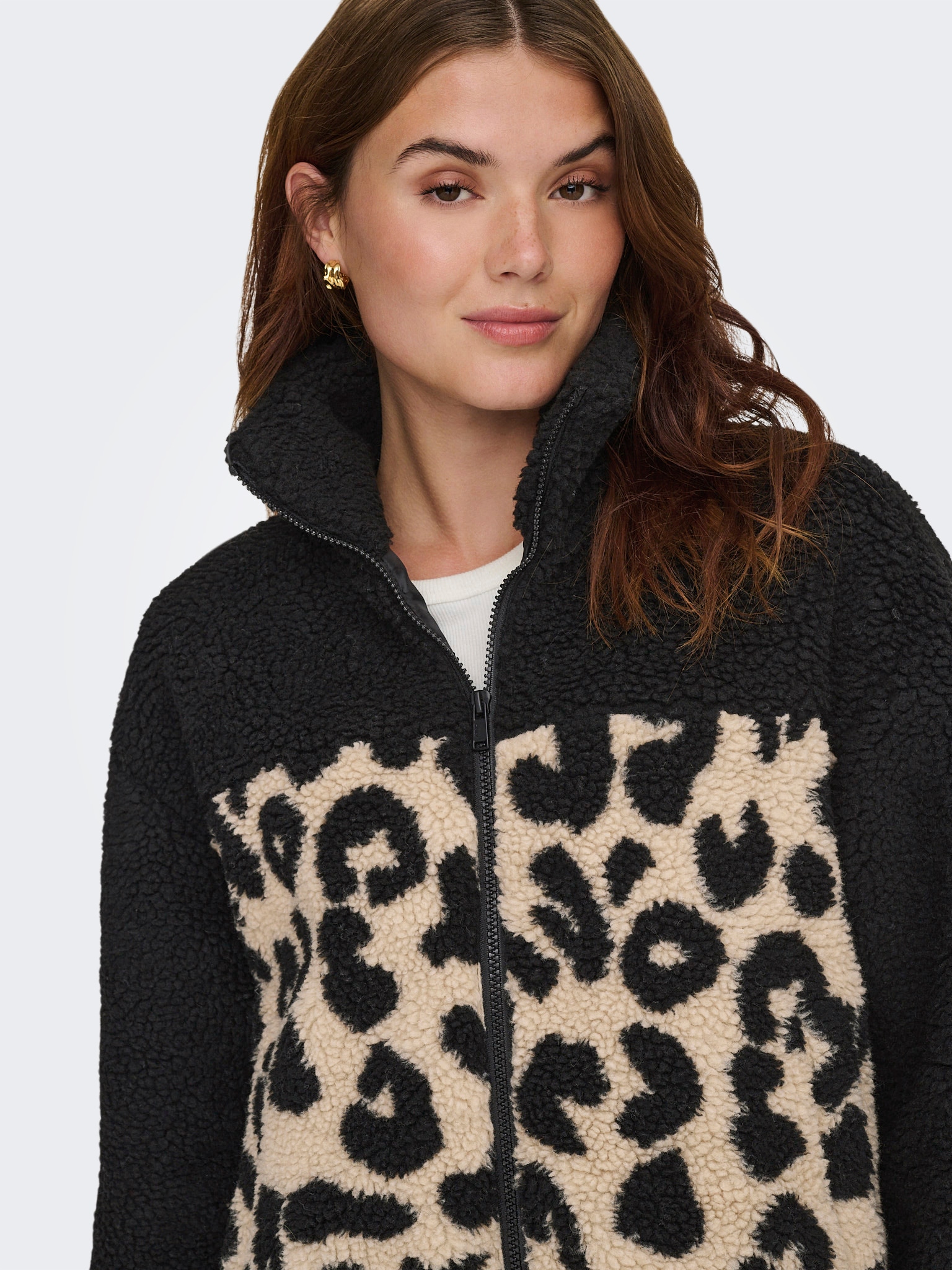 ONLY Veste en peluche »ONLELAINE TEDDY LEO JACKET CS OTW«