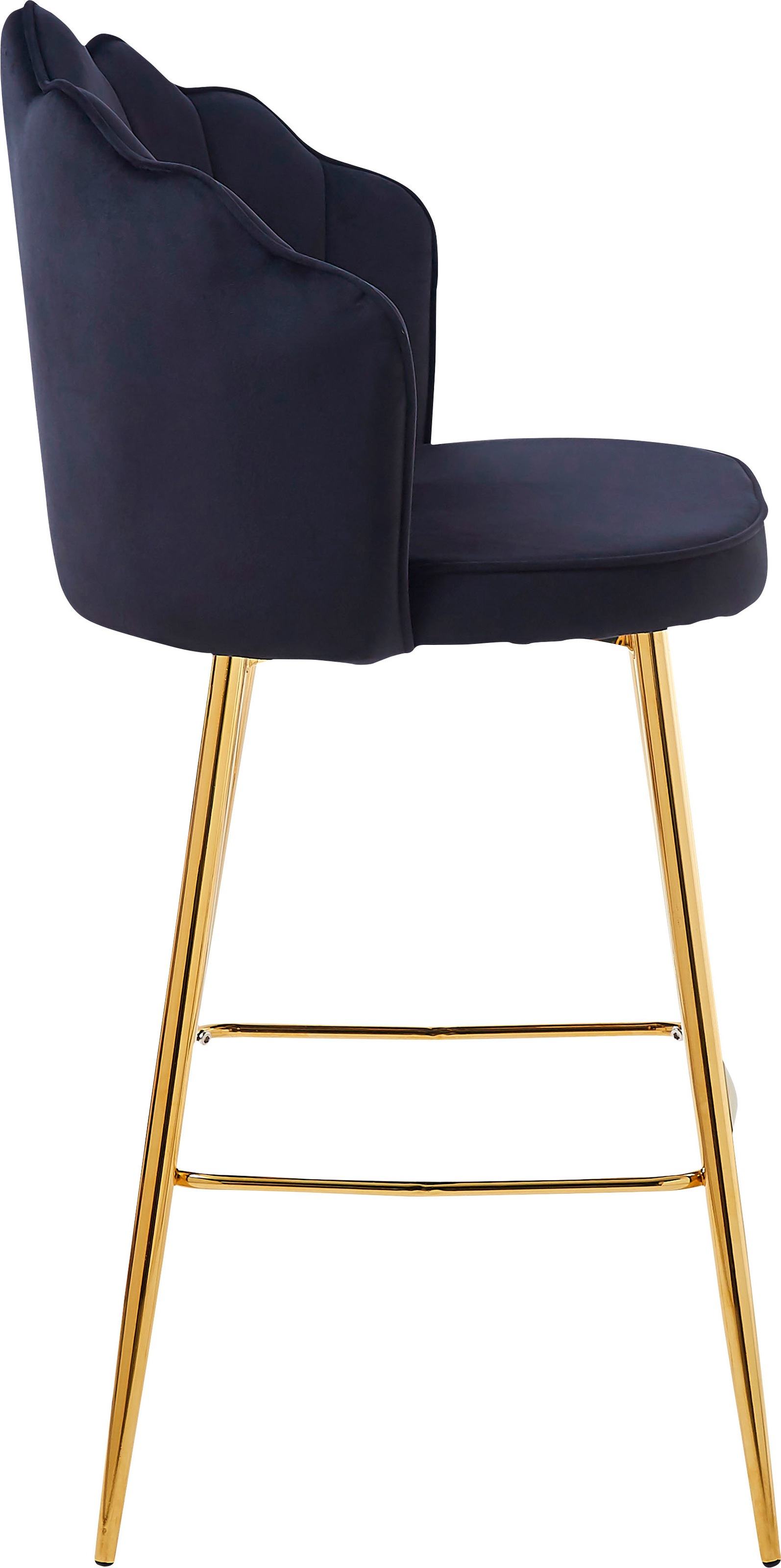 SalesFever Barhocker »Clam Barstuhl mit Stil« Set, 2er Set,  Extravagantes Muscheldesign im praktischen 2er Set