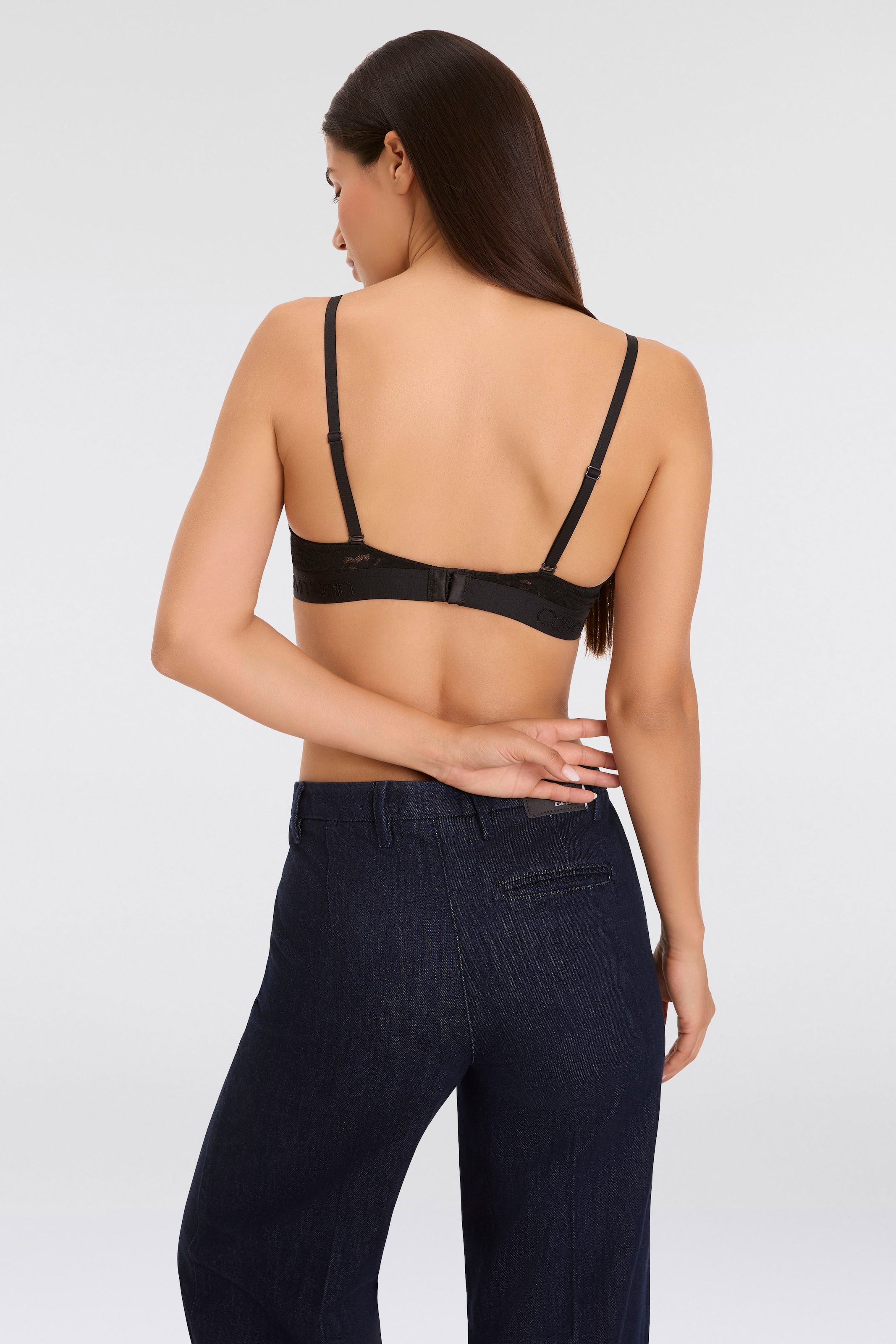 Calvin Klein Underwear Bügel-BH »LIGHTLY LINED DEMI« mit Spitzeneinsatz