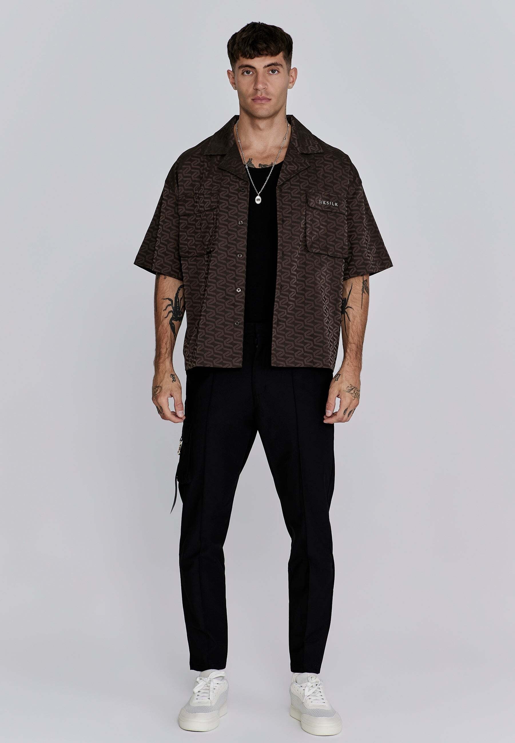 Siksilk Chemise à manches courtes »Siksilk Kurzarmhemd Utility Shirt«