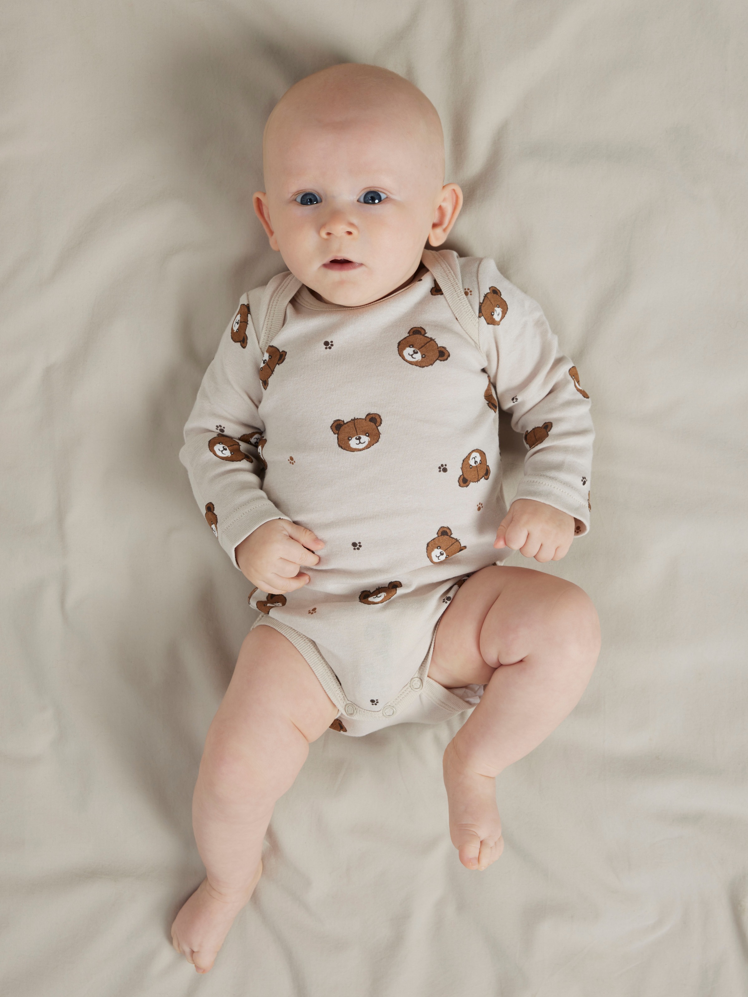 Name It Langarmbody »NBNBODY 3P LS PUMICE BEAR NOOS« Packung, 3 tlg.