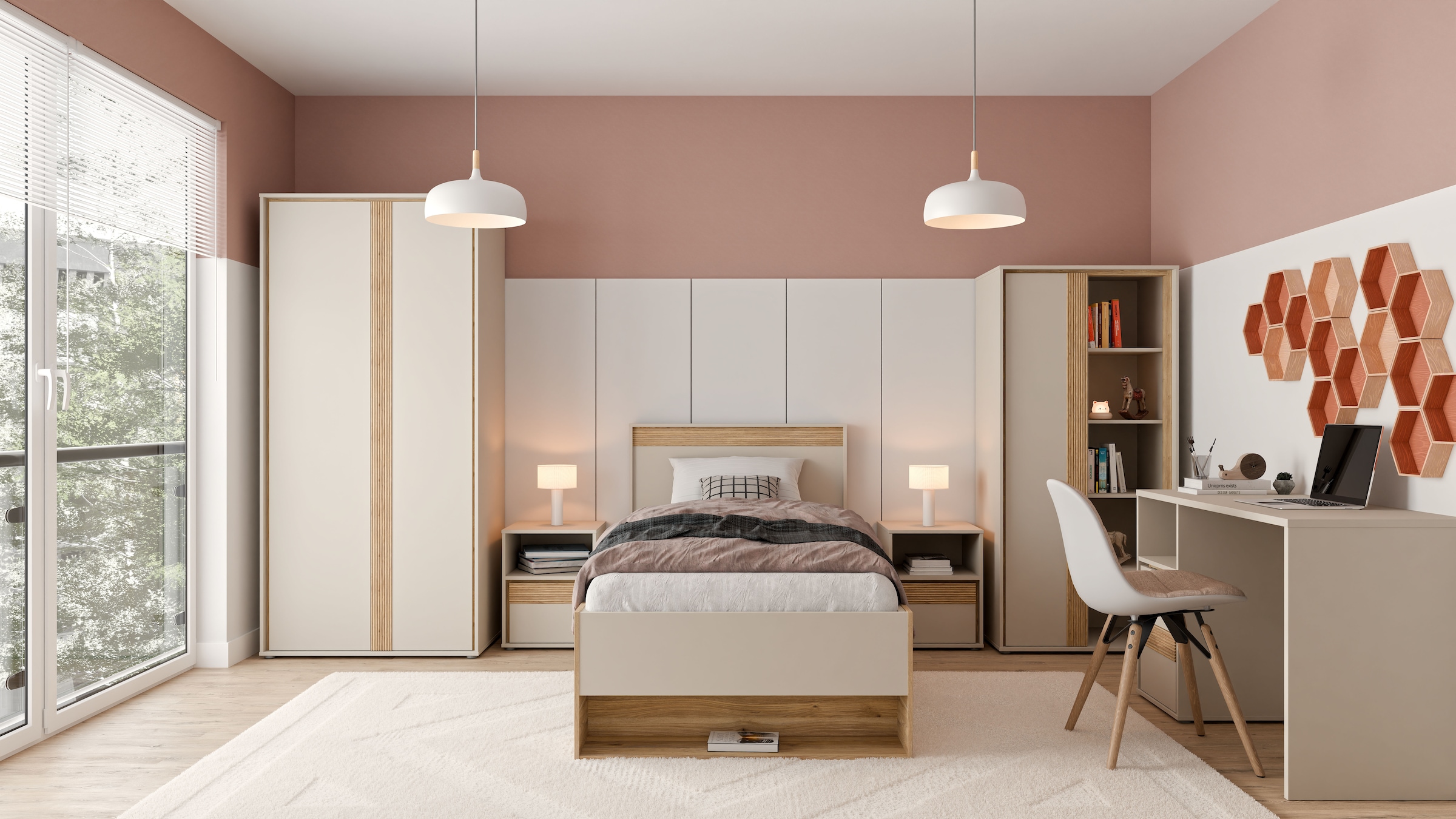 FORTE Table de nuit L/H/P 41,3/52,1/42 cm