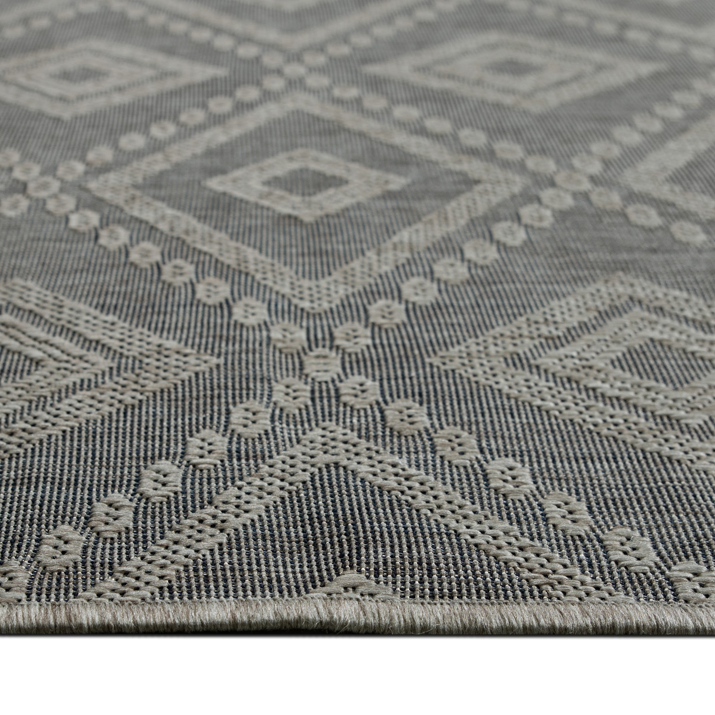 my home Tapis »Toronto auch als Läufer erhältlich« Rectangulaire 3 mm Höhe In- und Outdoor geeignet, Sisal-Optik, Wetterfest & UV-beständig, Boho