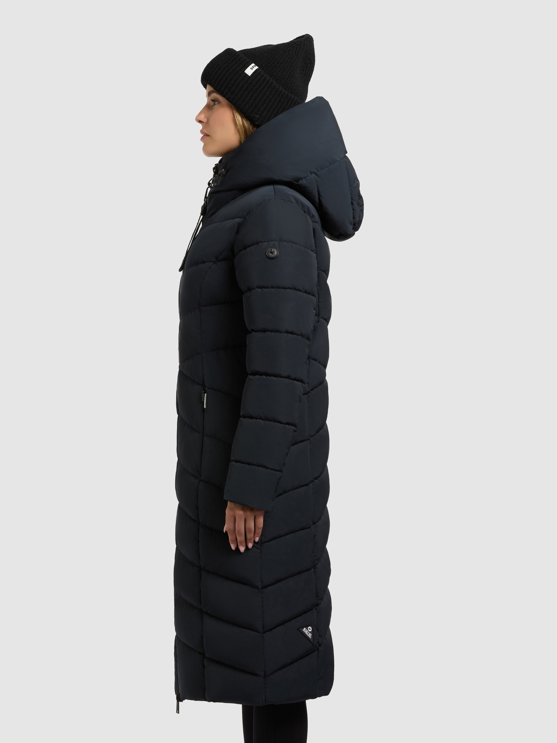 khujo Manteau matelassé »FISKA« Kapuze mit elastischem Kordelzug