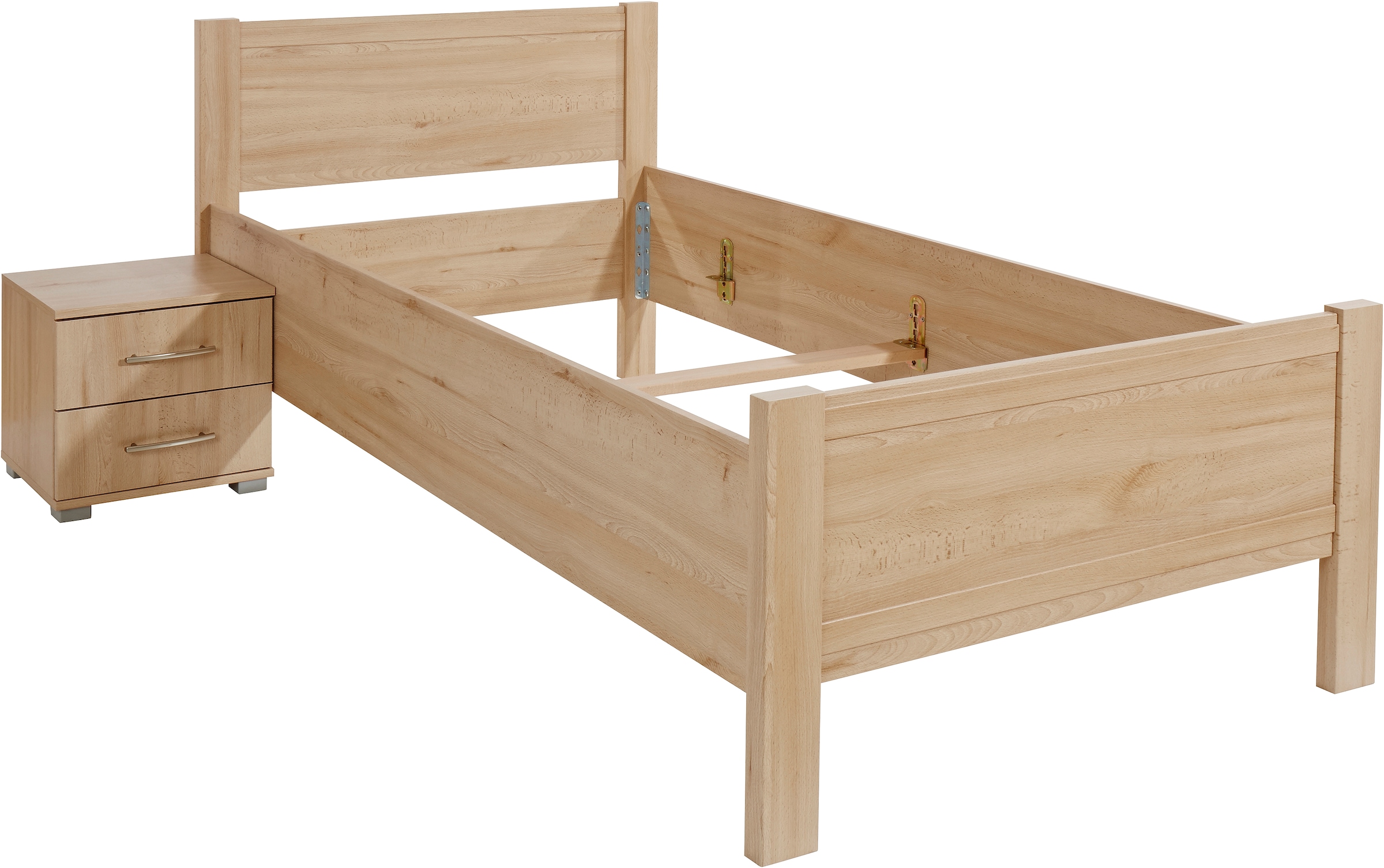 priess Bett »Husum Schlafzimmer Jugendzimmer Rahmenbett« mit Komforthöhe verschiedene Ausführungen hochwertige Premium Qualität