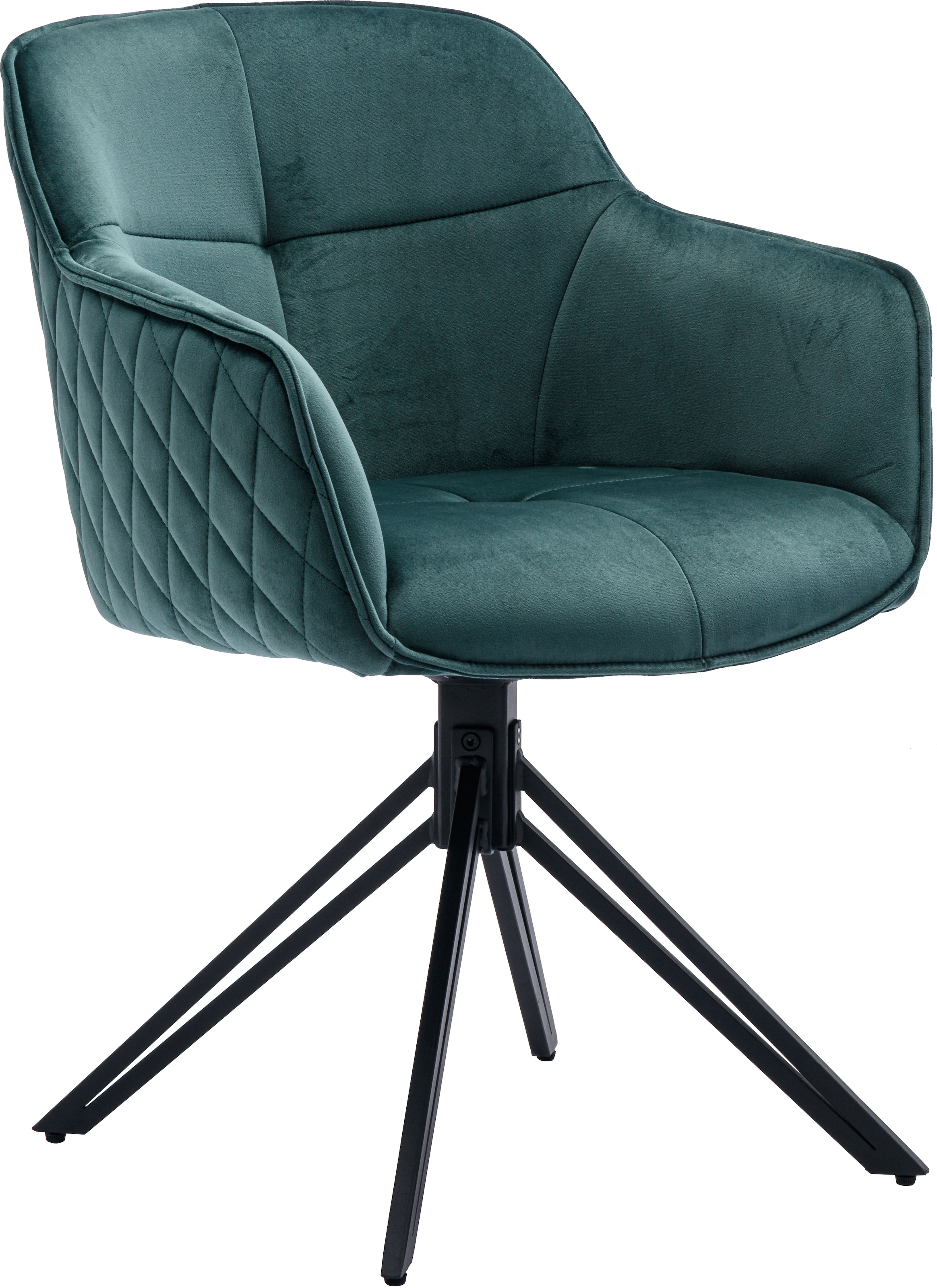 Stolkom Chaise avec accoudoirs »Emma« (Packung) 1 cuis180 grad drehbar mit Auto-Return