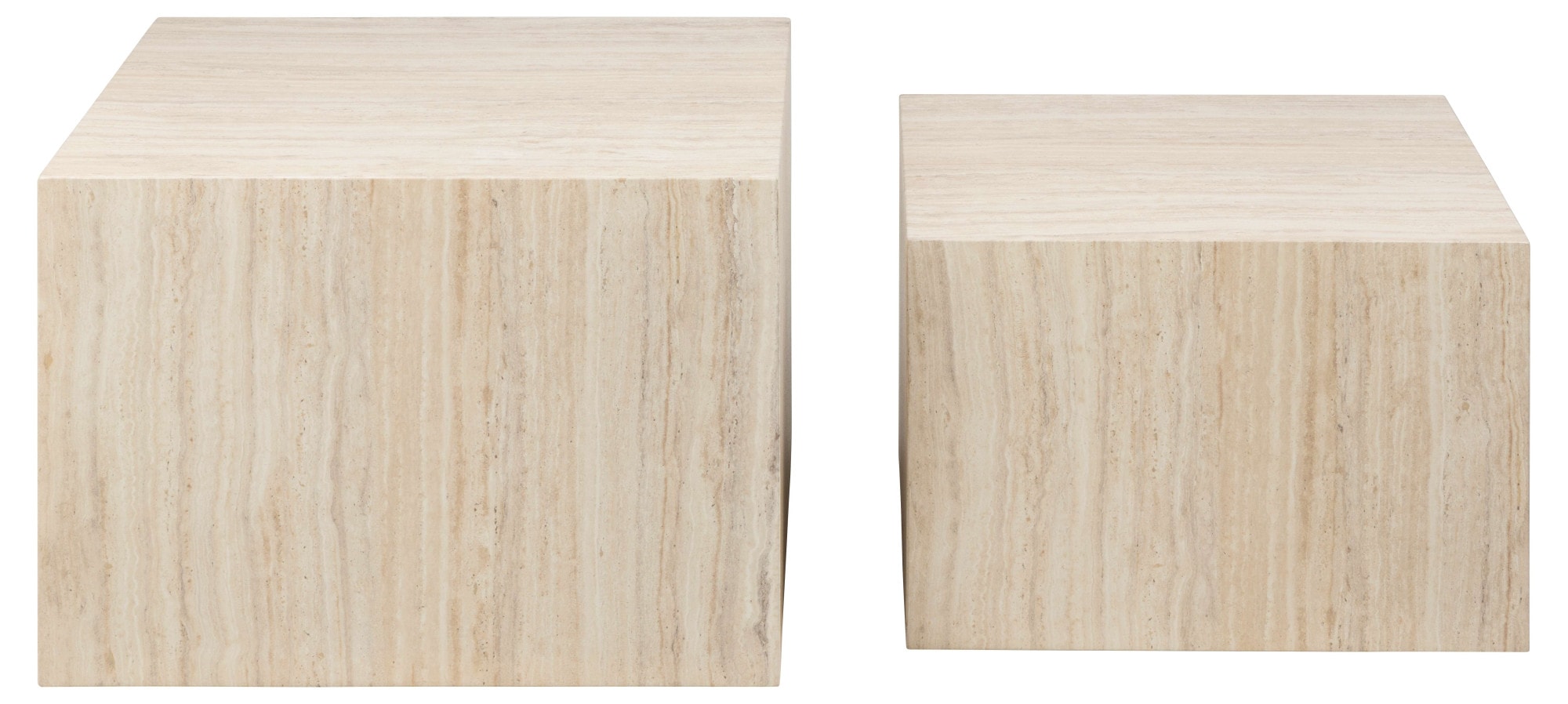 ACTONA GROUP Table basse »Dice Couchtischsatz, Beistelltisch, Kaffeetisch, Sofatisch,« Set de 2, plusieurs variantes disponibles, L : 58/50 cm
