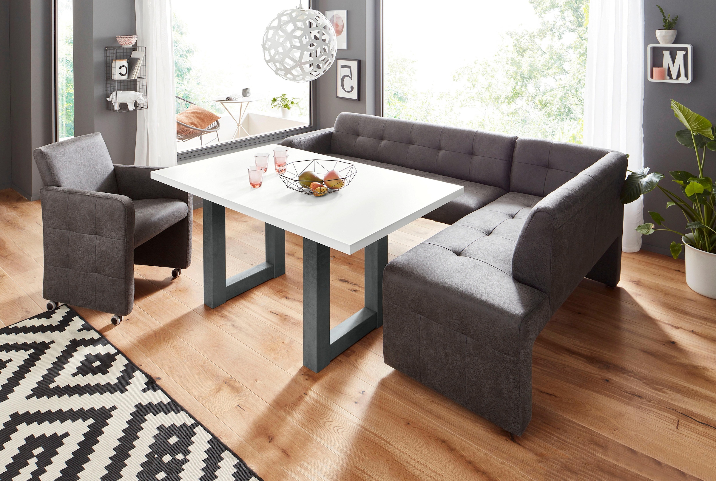 exxpo - sofa fashion Eckbank »Barista« Frei im Raum stellbar