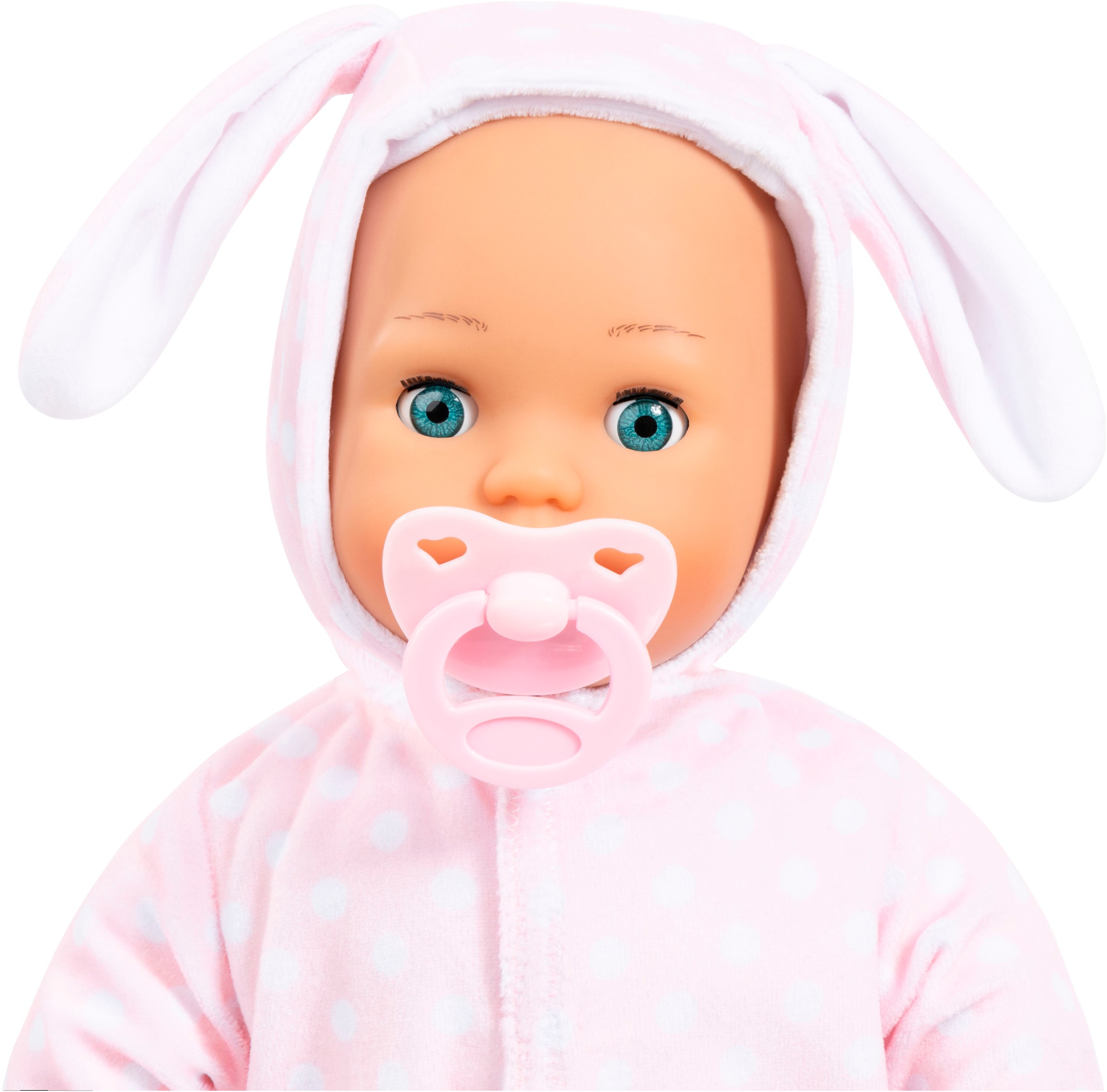 Bayer Poupée bébé »First Words Baby, Anna 38 cm, rosa« mit Schlafaugen und Babygeräuschen