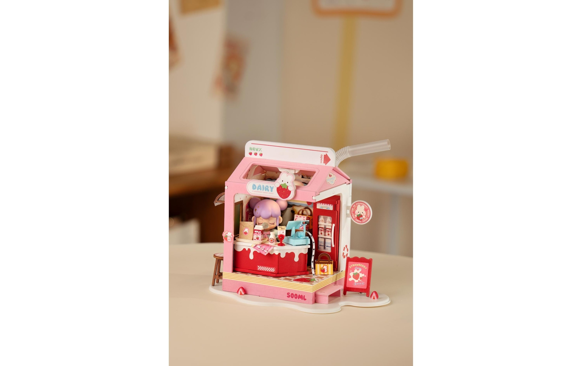   Modellbausatz »RoboTime Erdbeer Milchkarton«