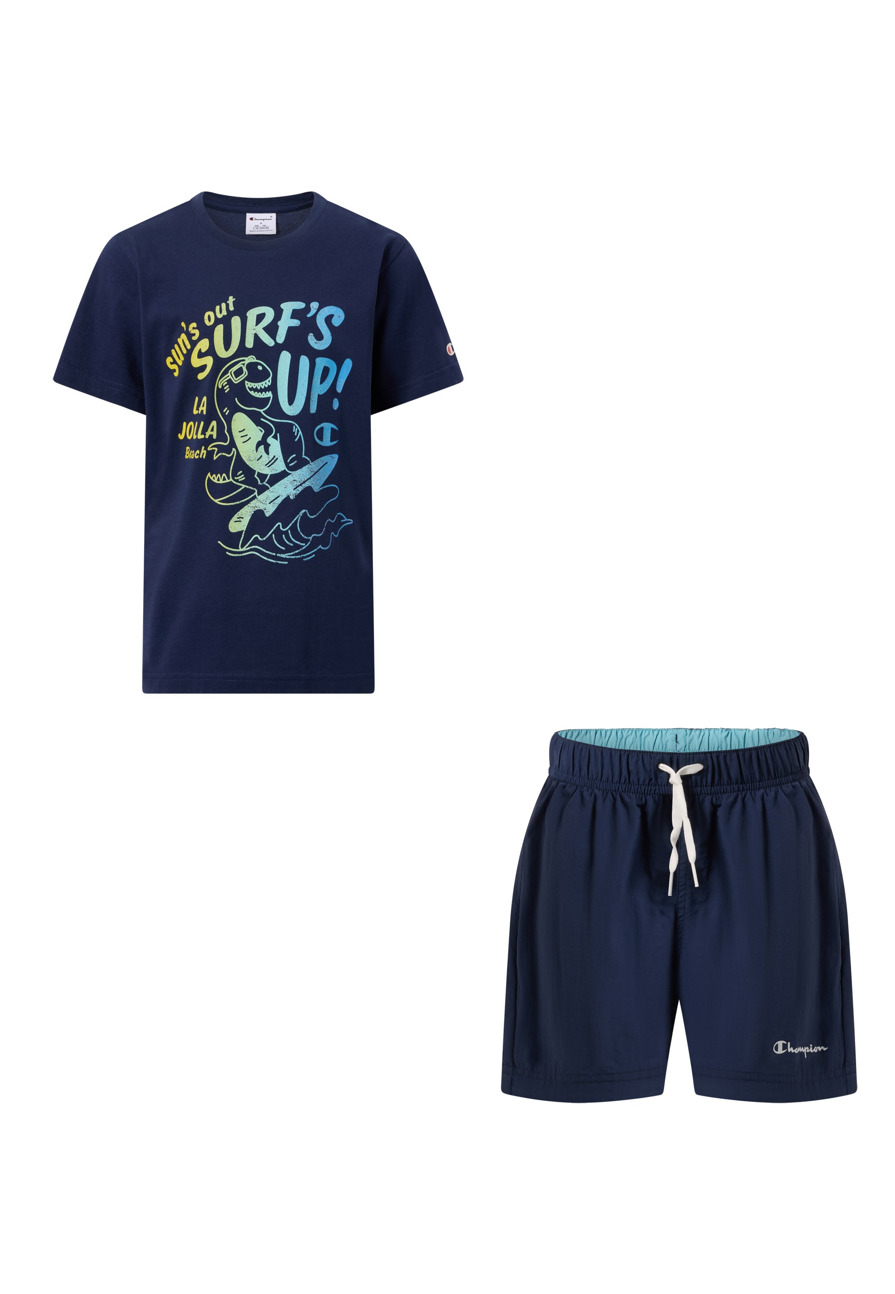 Champion T-shirt & short »Kids' Beach Set« 2 convient aux enfants et adolescents, en coton