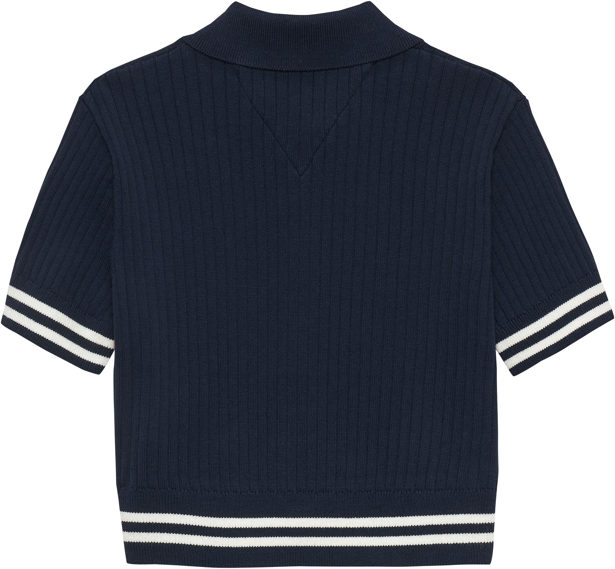 Tommy Hilfiger Veste en tricot »SWEATER RIB POLO SS« Kinder bis 16 Jahre, regular fit