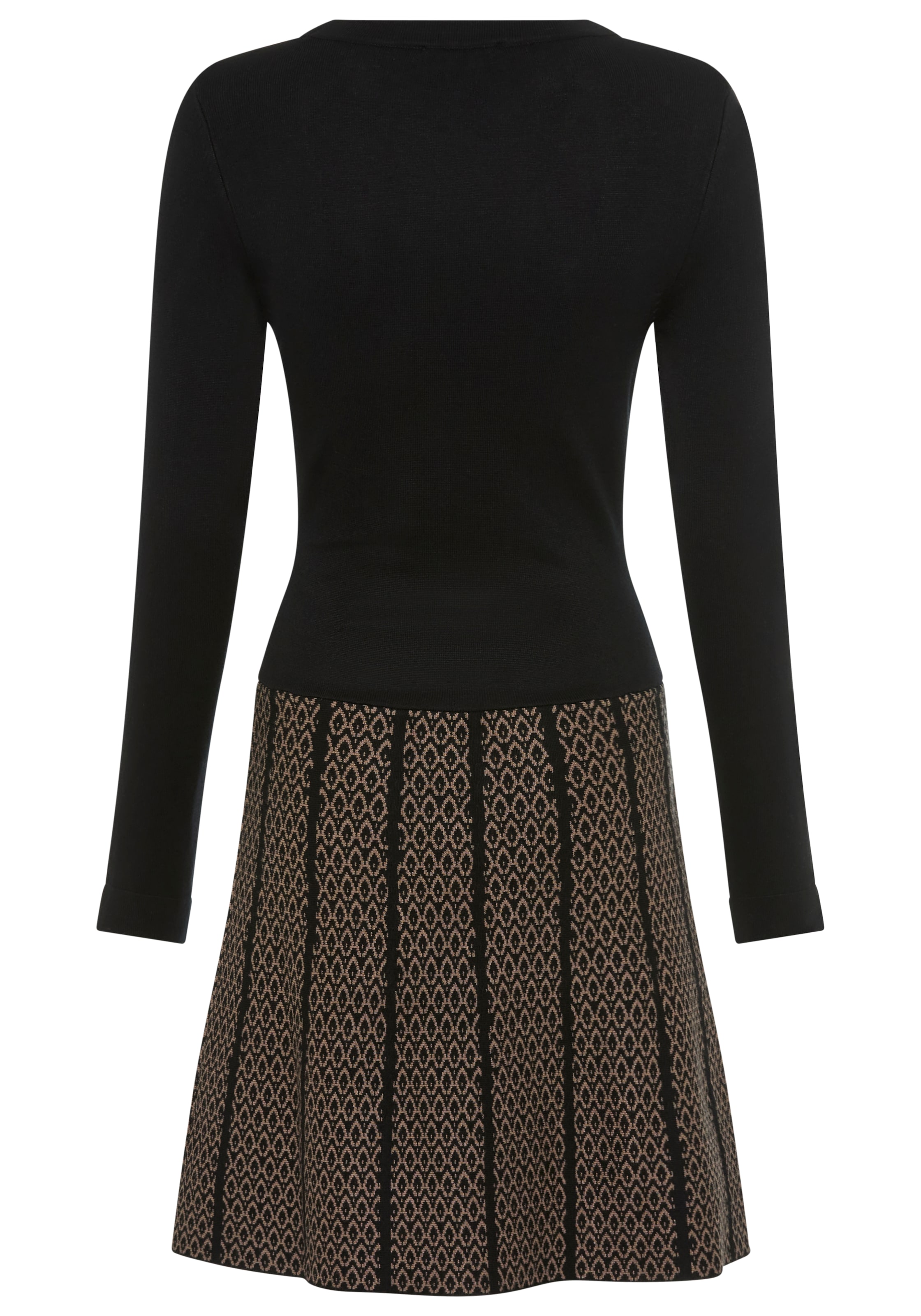 Melrose Robe en tricot für Partys, figurbetont mit trendy Jacquard Muster