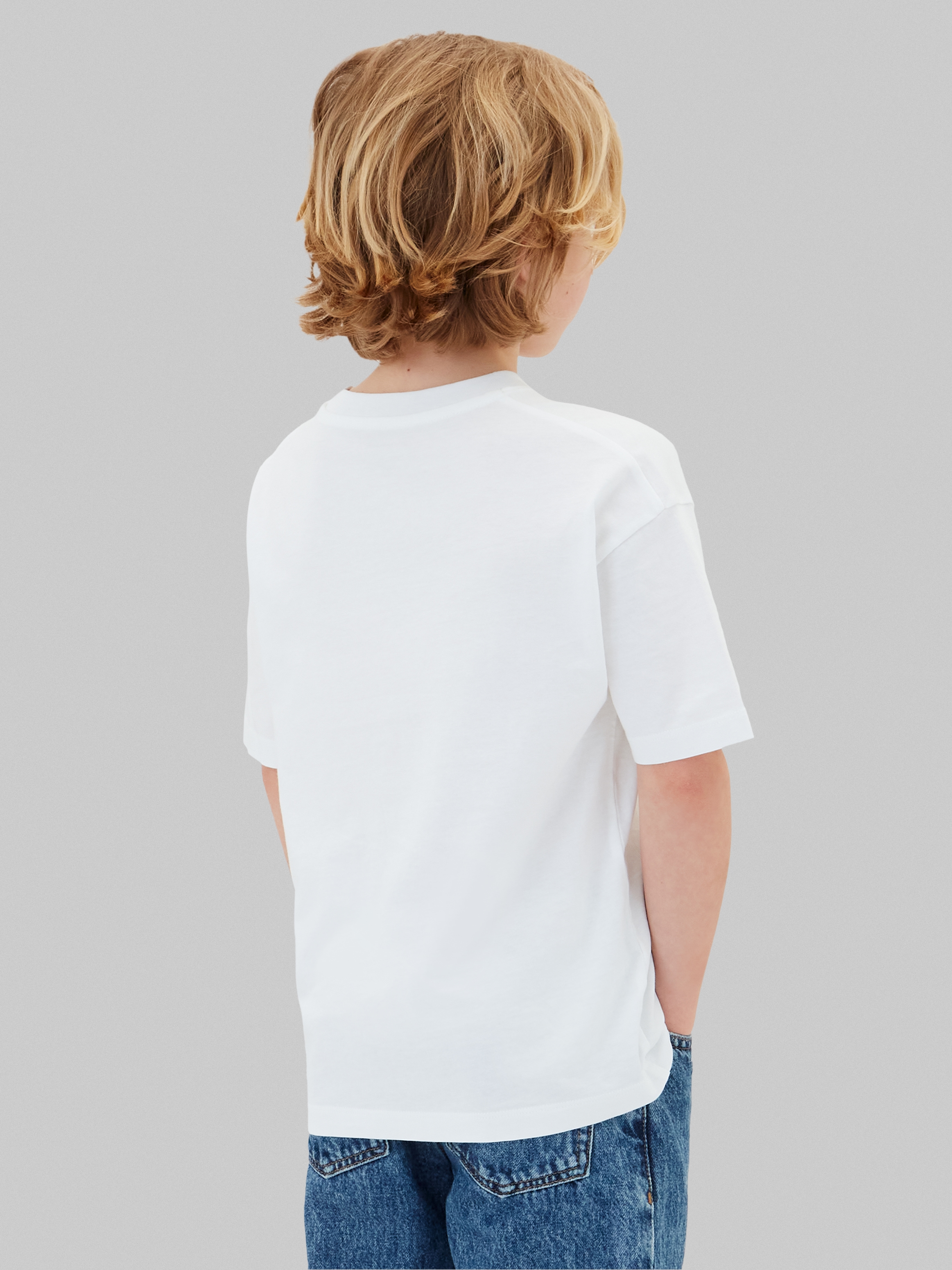 Calvin Klein Jeans T-Shirt Packung, 2 Reine Baumwolle, Regular Fit, Logodruck
