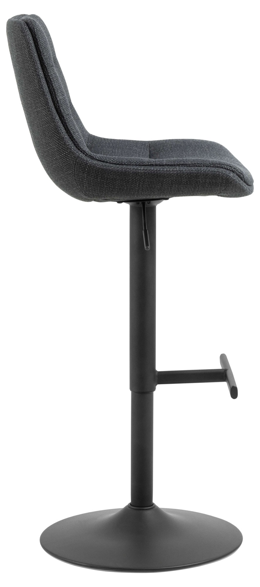 ACTONA GROUP Tabouret de bar »Adisa« Ensemble, 2 pièces, 2 cuis tlg. Tabouret de bar, Basel gris foncé, piètement Trompette, 2 pcs