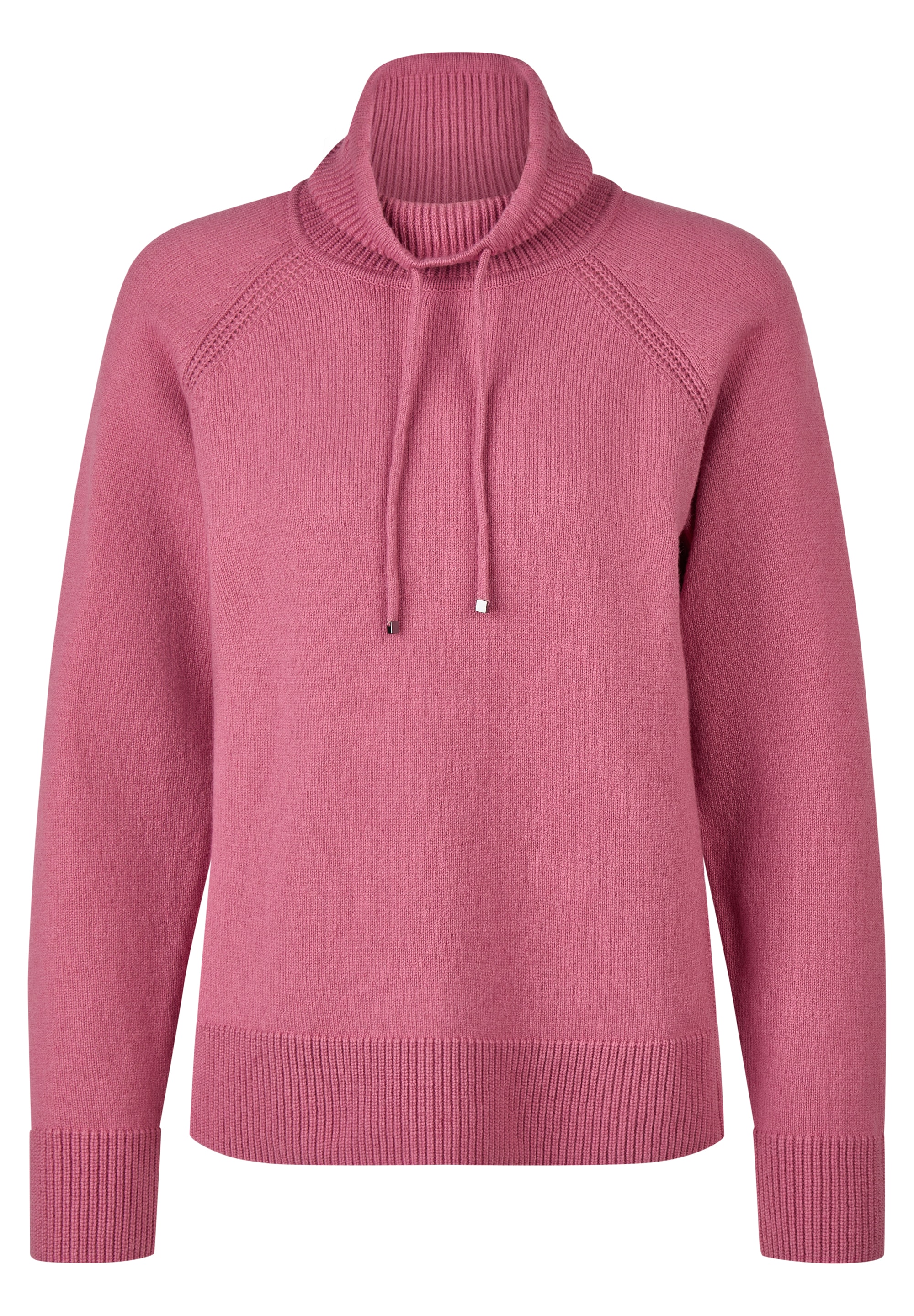 Rabe Pull en tricot mit Stehkragen mit Kordelzug / mit Wolle