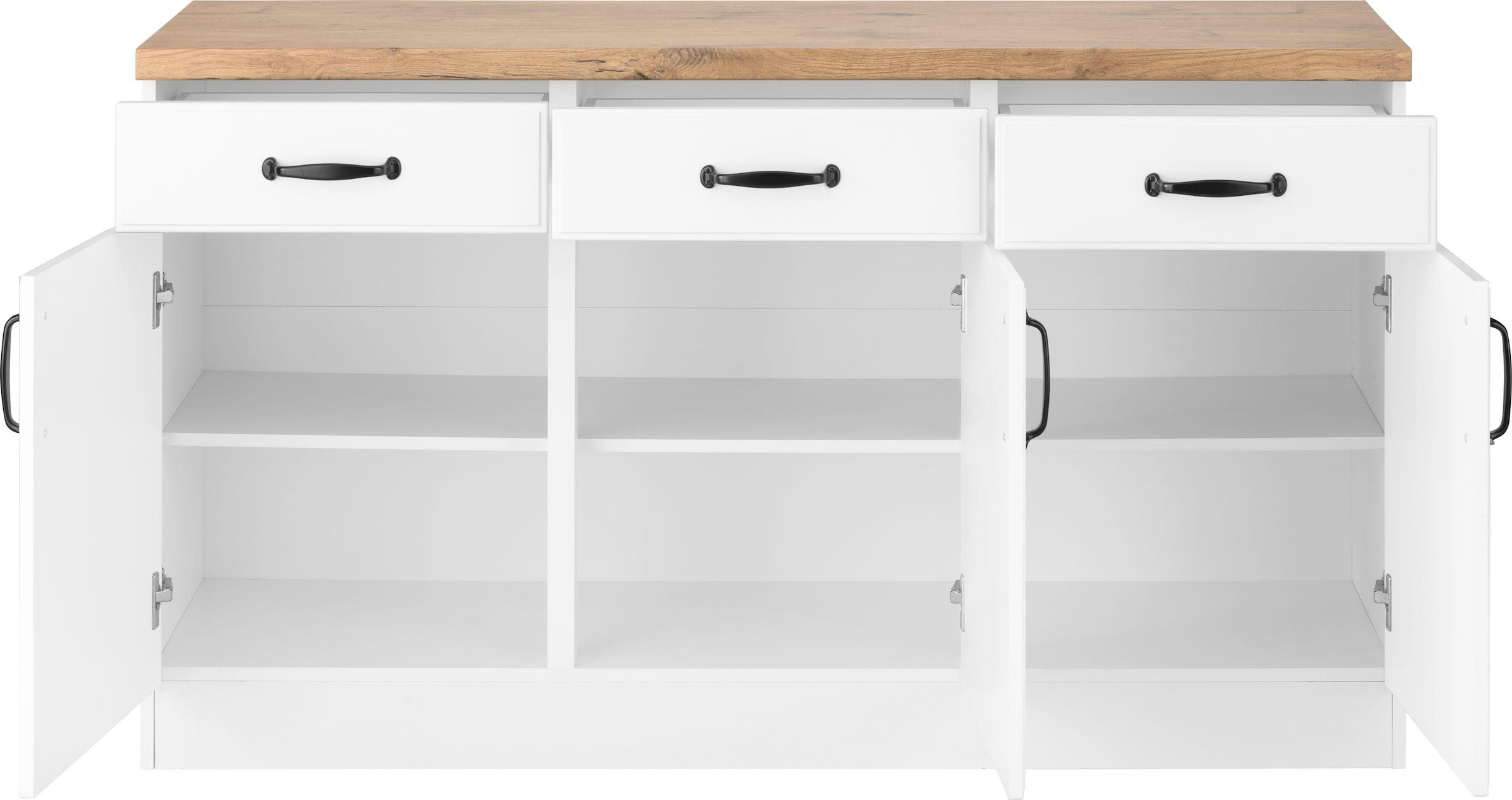 wiho Küchen Unterschrank »Erla« 150 cm breit mit Kassettenfront