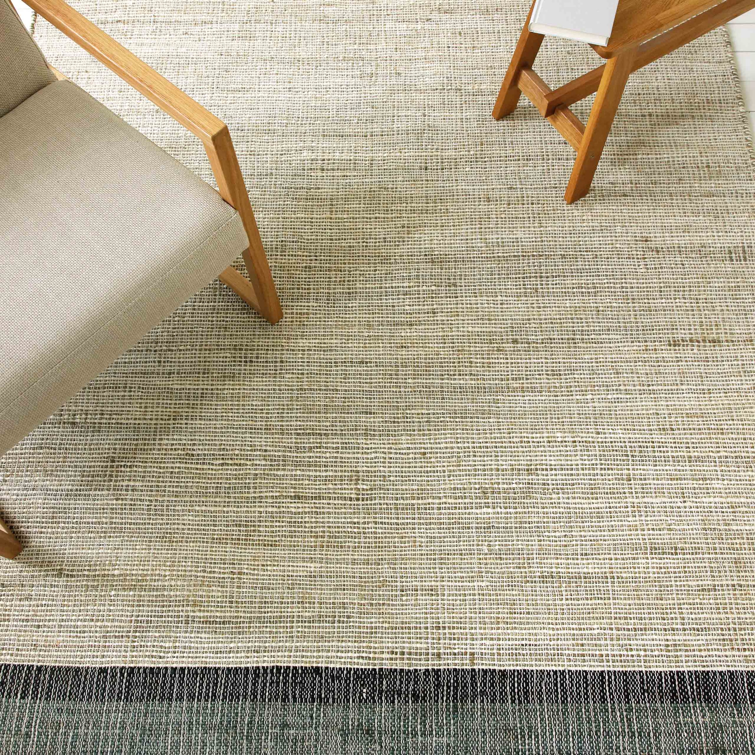 GOODproduct Teppich »Bennii« rechteckig 4 mm Höhe 80% Jute, handgewebt, mit Fransen, Wohnzimmer, Naturfaser