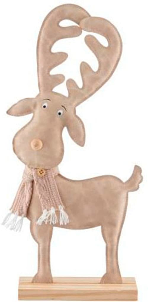 Creativ home Objet décoratif »Hirschfigur« mit Strick-Schal-Applikation