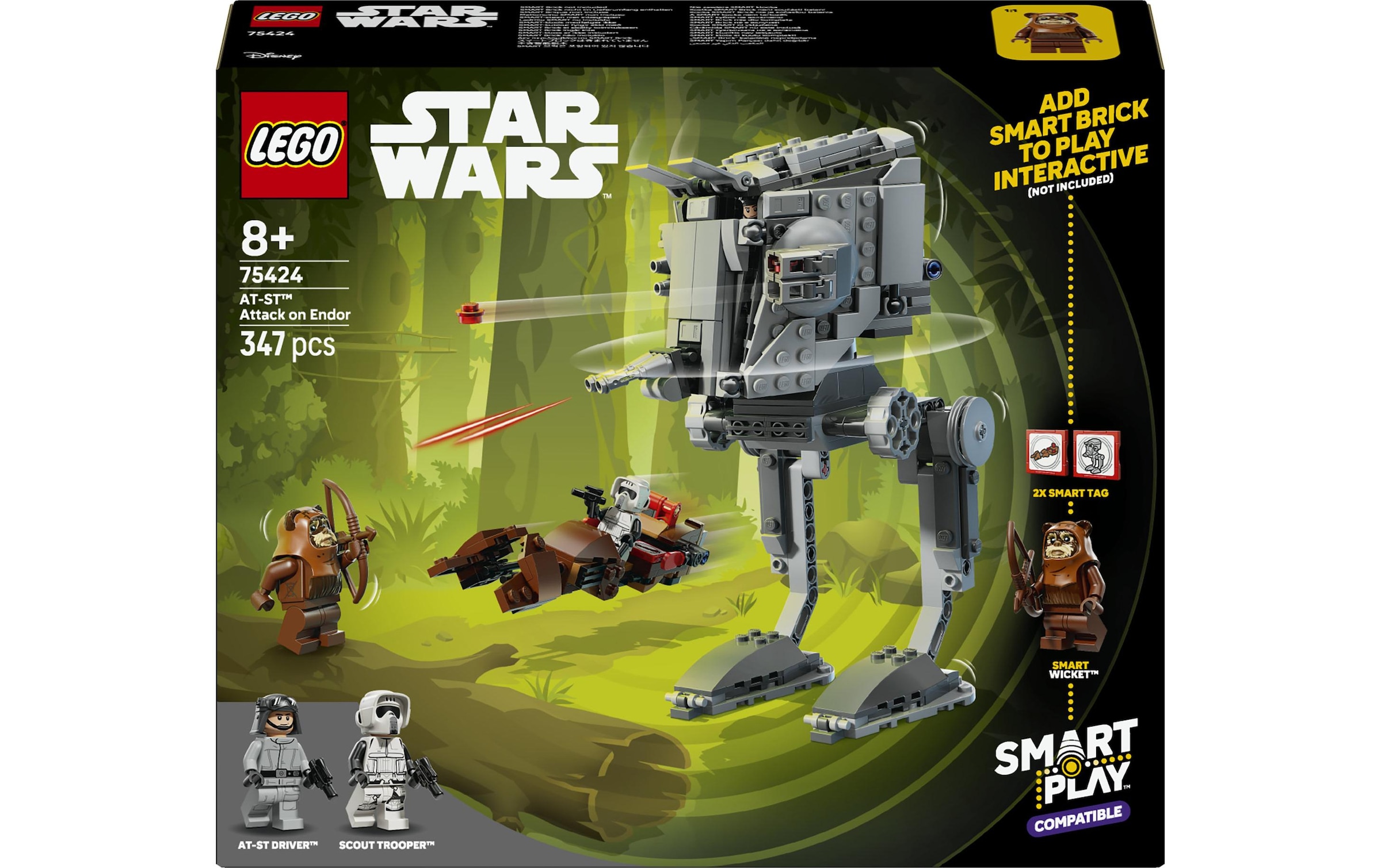 LEGO® Pions de construction »SMART Play: AT-ST Angriff auf Endor (75424), LEGO Star Wars ™« Mit SMART Brick kombatibel (nicht im Lieferumfang enthalten)