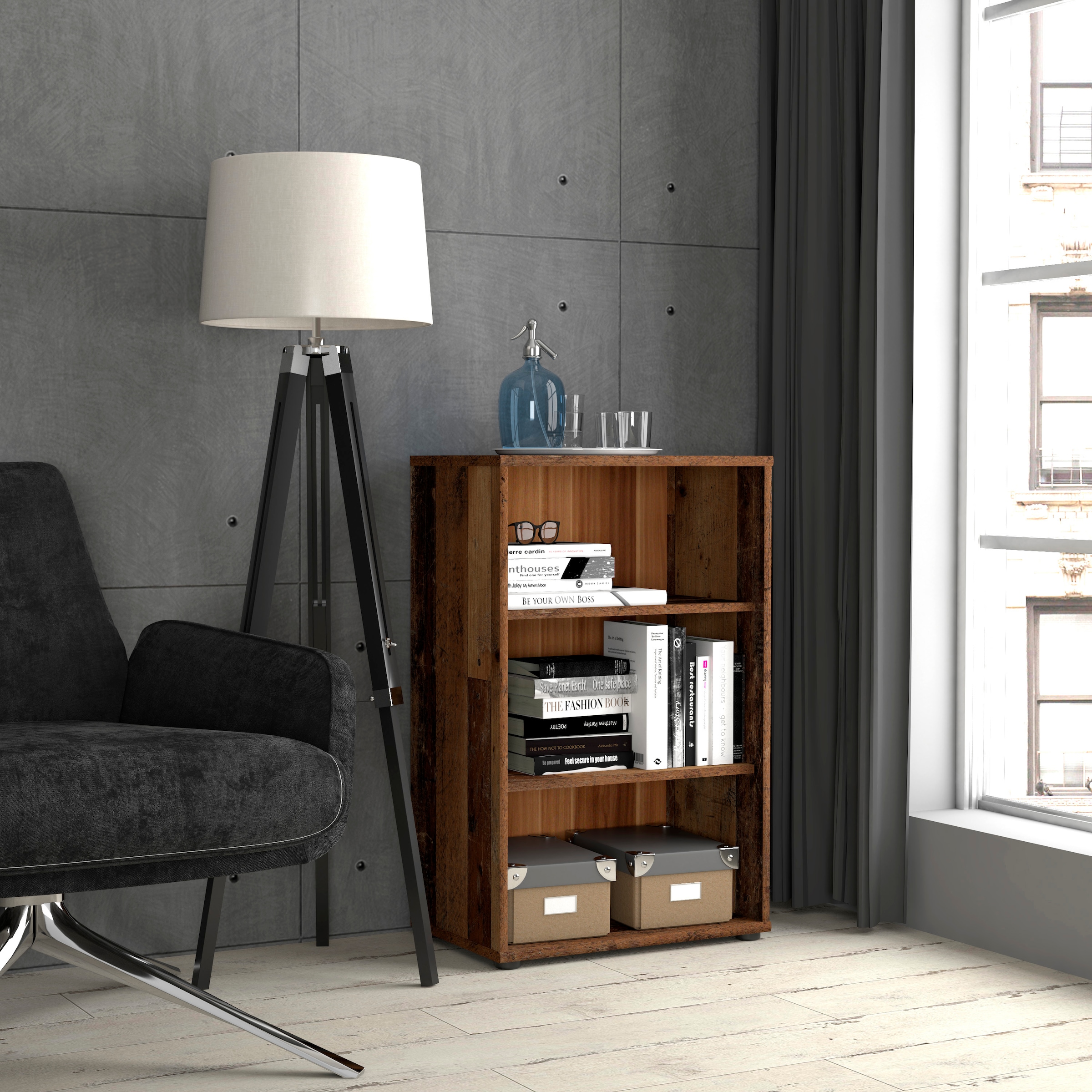 FORTE Étagère »Tempra, Mehrzweckregal Höhe  85,5cm, 2 Ablageböden« largeur env. 54 cm