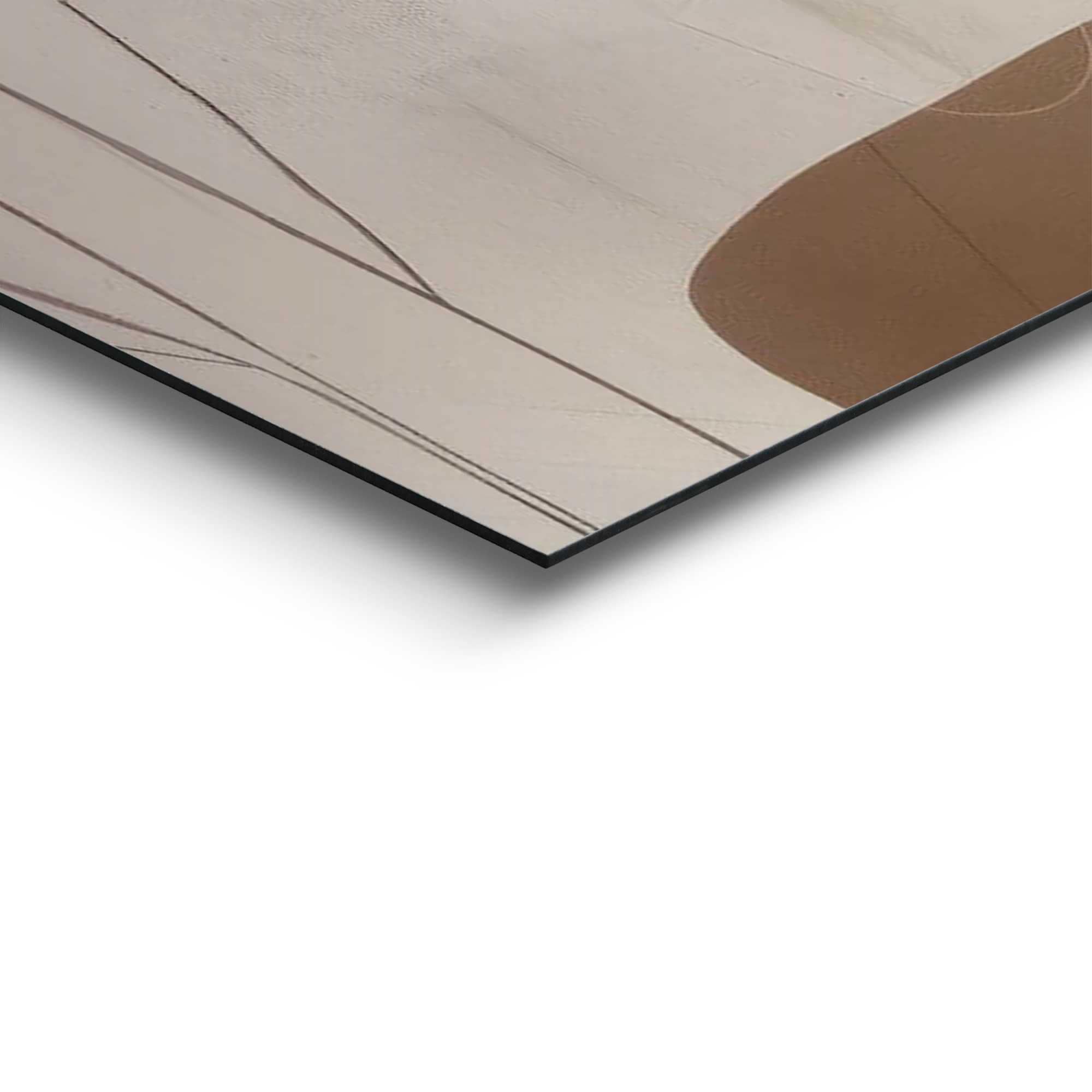 Reinders! Tableau mural XXL »Sanfter Horizont« Personnes 1 cuis tlg. Wohnzimmer - Beige - MDF - Frauen - 100x140 cm