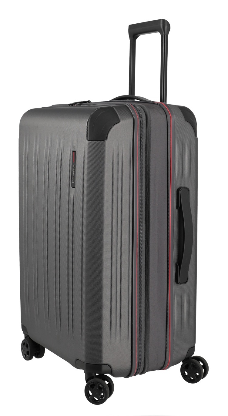 travelite Trolleyset »DYNAMIIC S/M/L, verschiedene Farben« Hartschalen-Koffer ABS Volumenerweiterung bei M/L