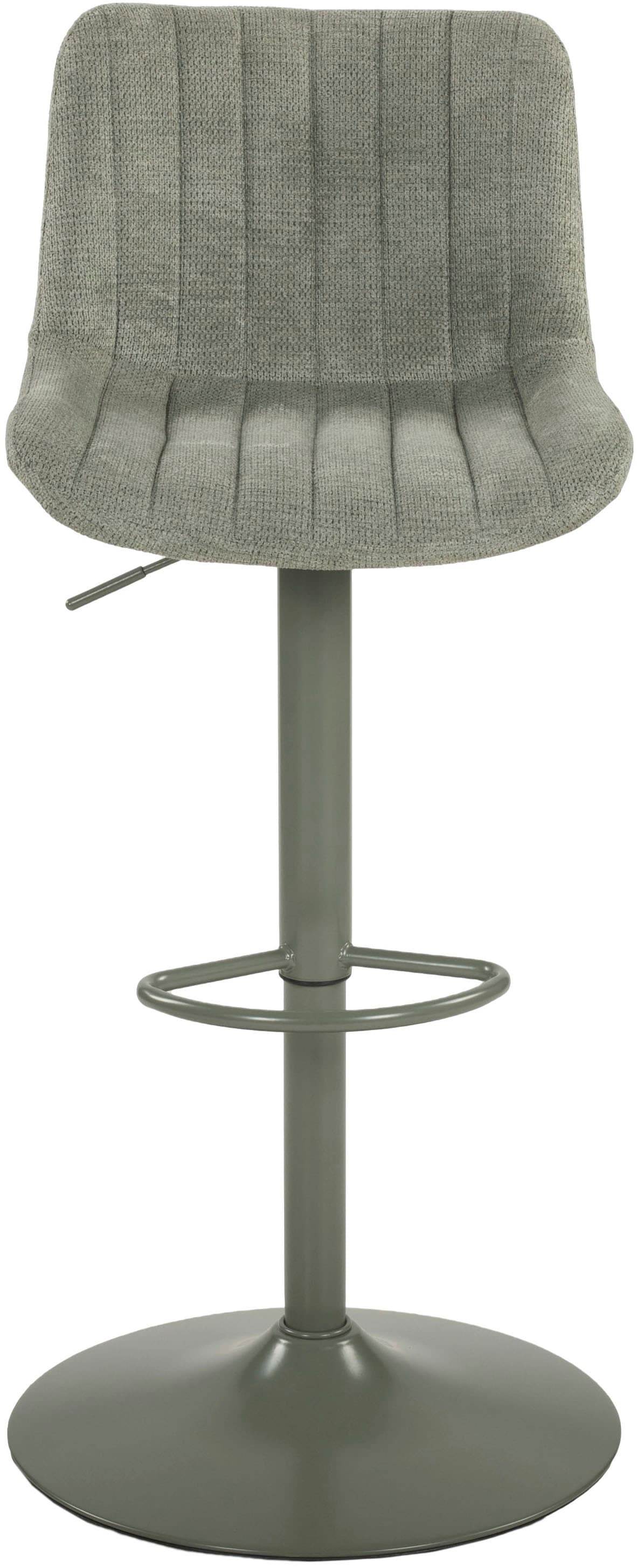 Duo Collection Tabouret de bar »Kelly« 1 cuis tlg. incl. dossier et repose-pieds, réglable en hauteur, pivotant à 360°