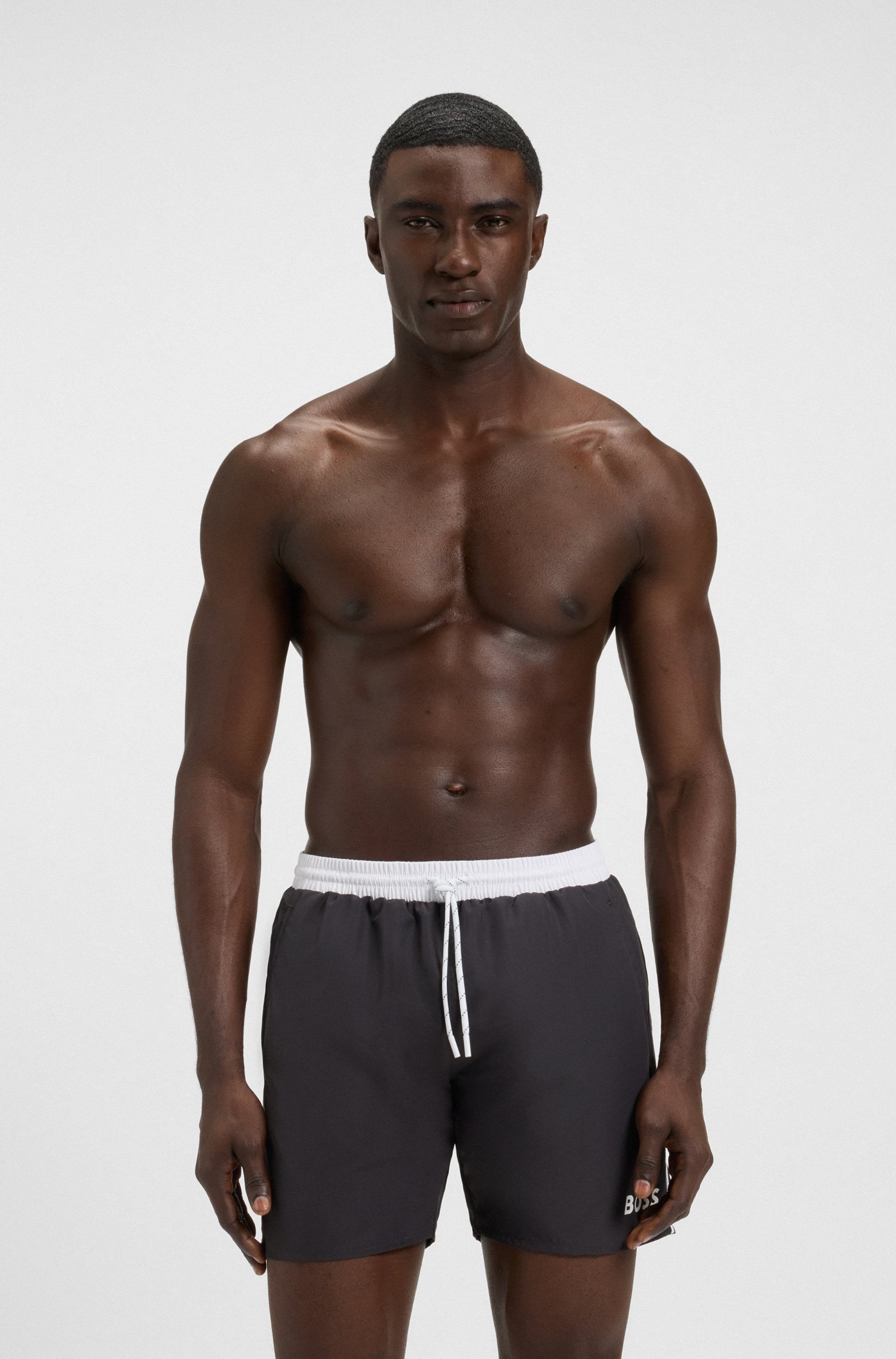 BOSS Badeshorts »Starfish« mit Kontraststreifen