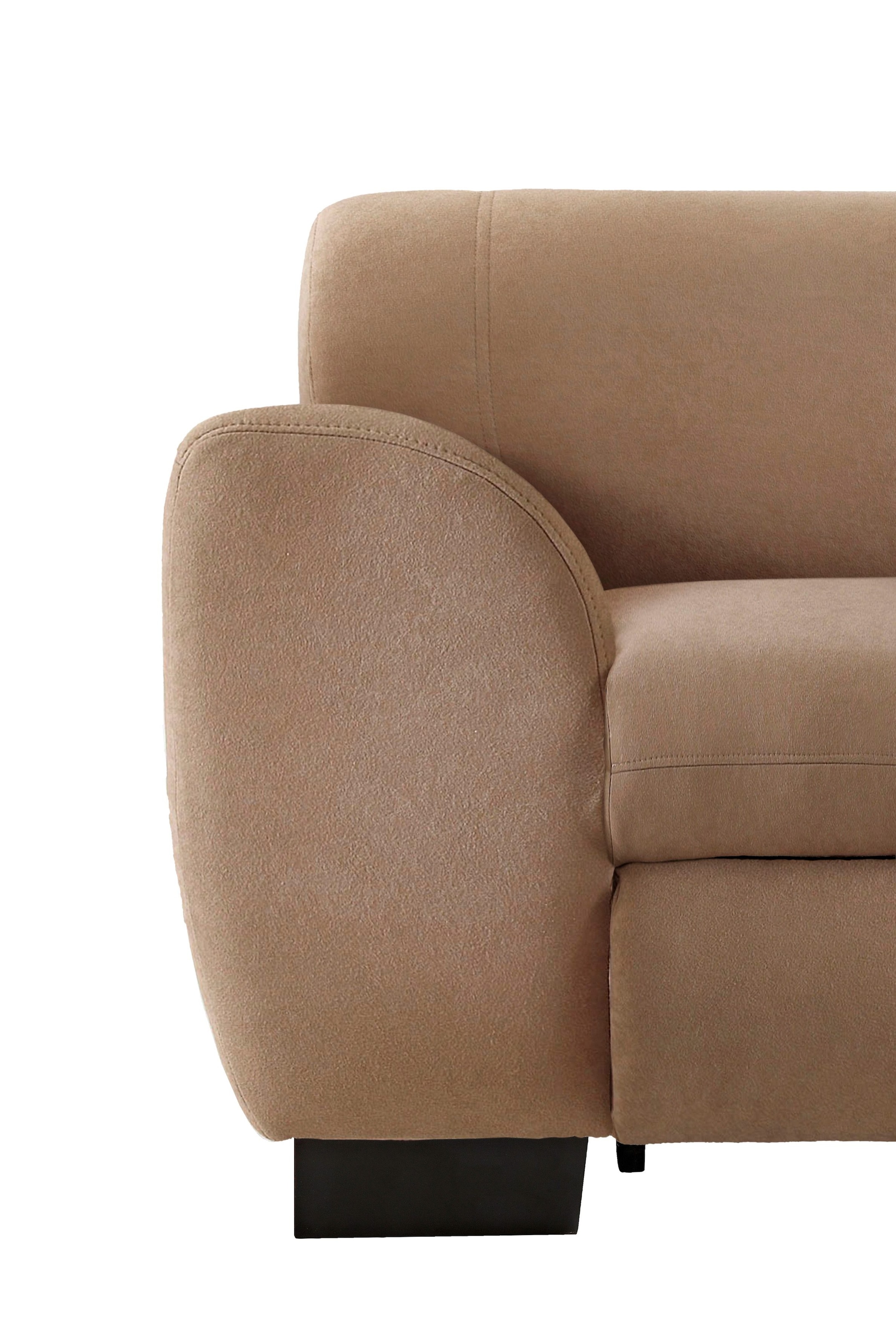 Home affaire Canapé d'angle »Nika zeitlos und elegant, L-Form« wahlweise mit Bettfunktion, auch in Cord