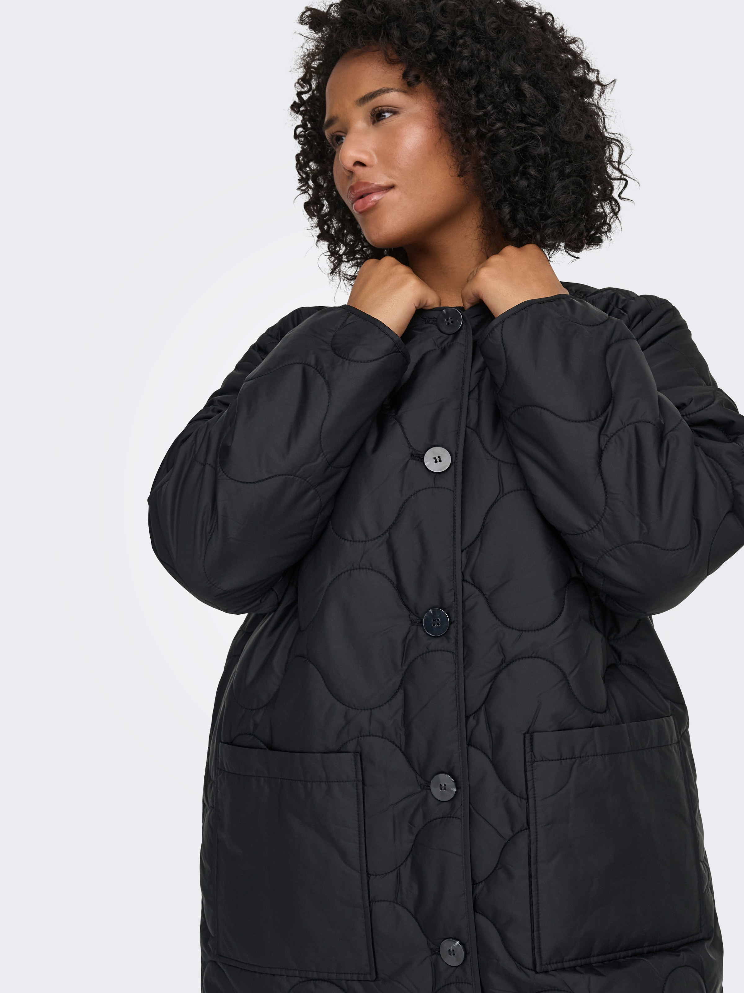 ONLY CARMAKOMA Manteau matelassé »CARSANDY LIFE QUILT X-LONG COAT OTW«