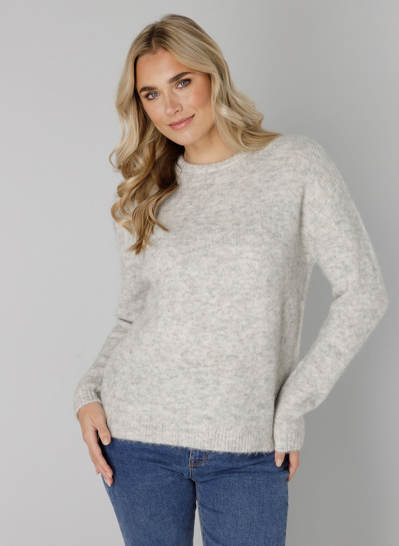 Base Level Pull en tricot »Yana« mit Wolle