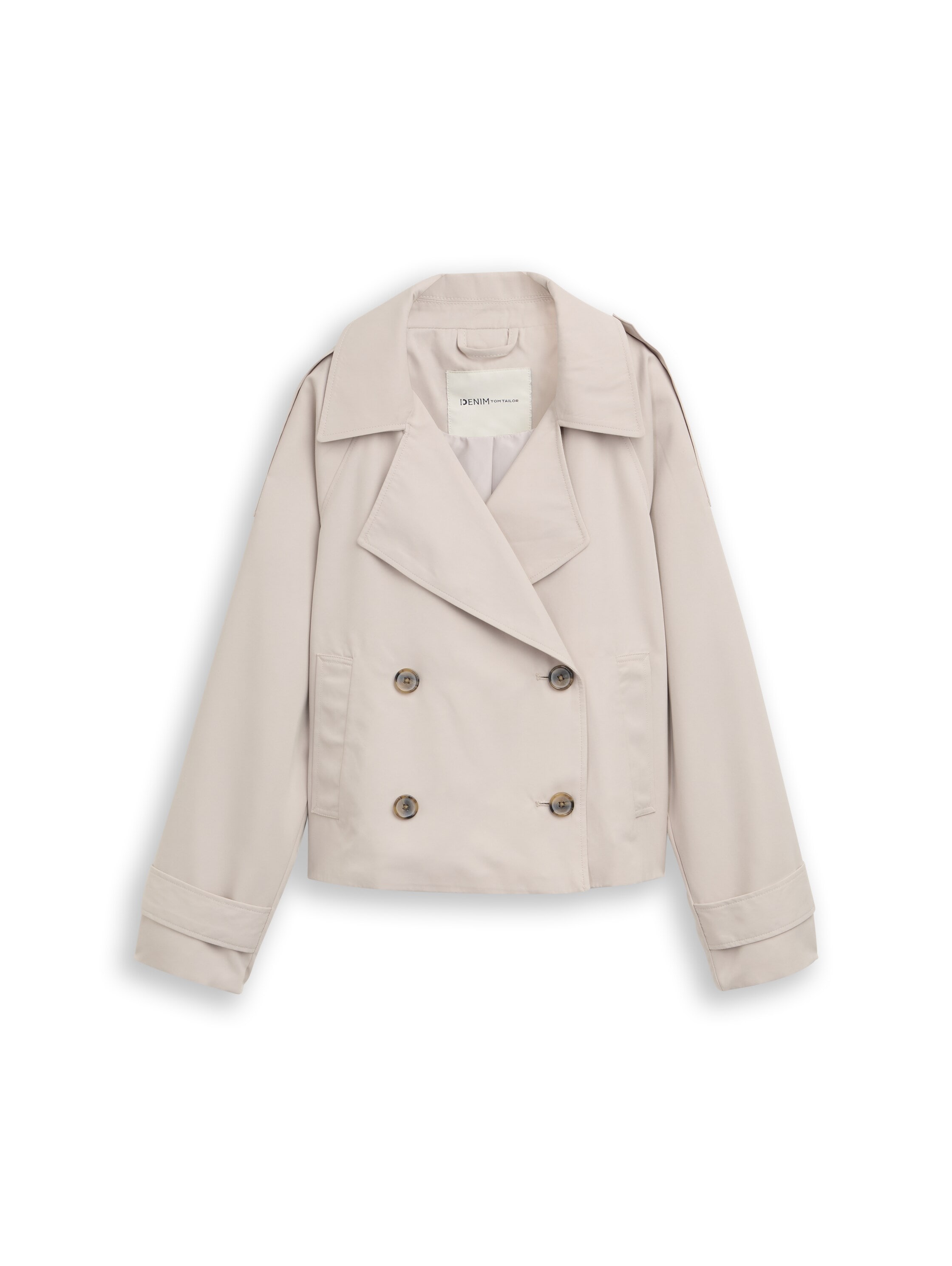 TOM TAILOR Denim Caban ohne Kapuze mit Reverskragen