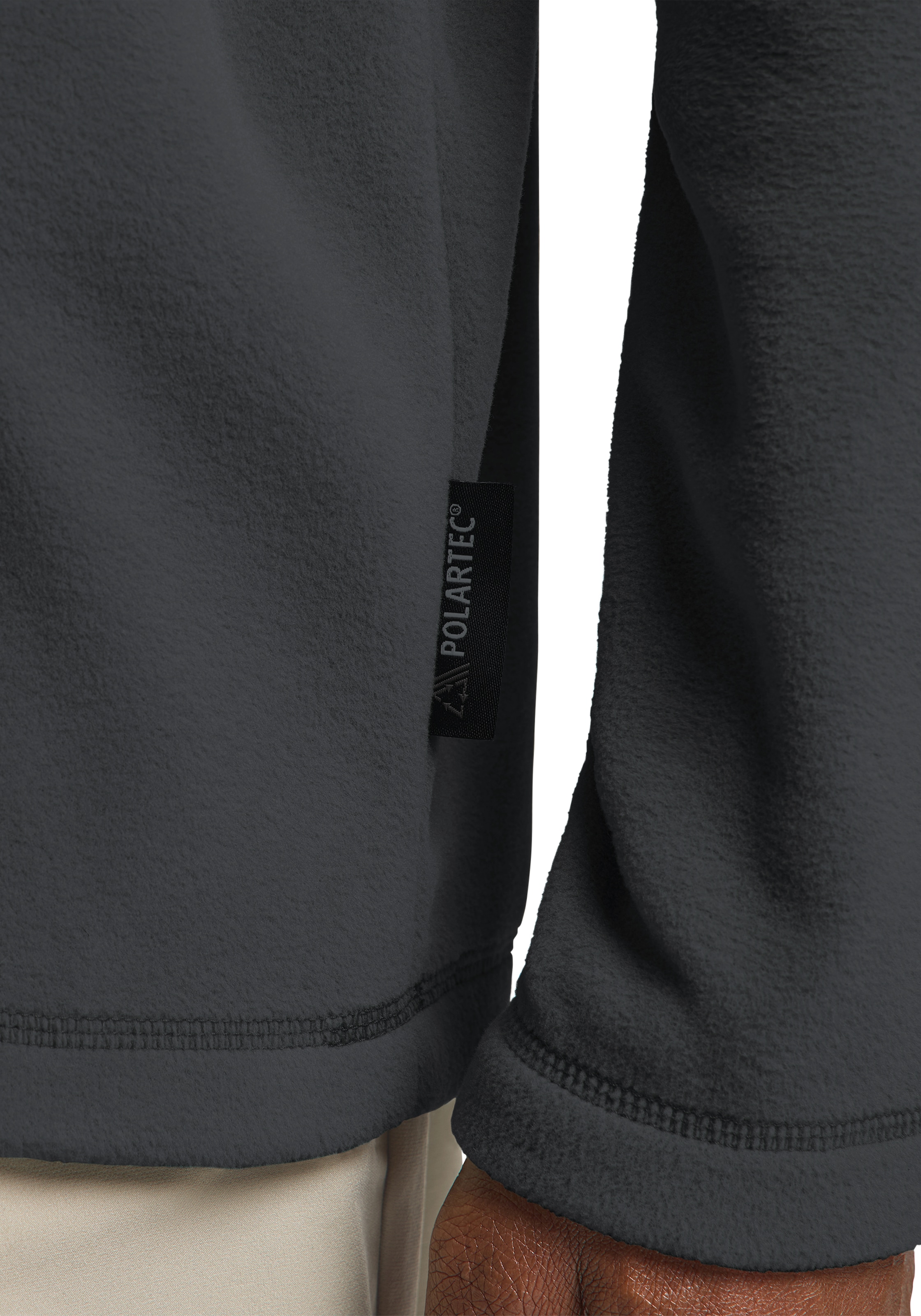 Jack Wolfskin Fleecepullover »TAUNUS HZ M«, für Wandern und Trekking, mit Stehkragen, mit halbem Reissverschluss
