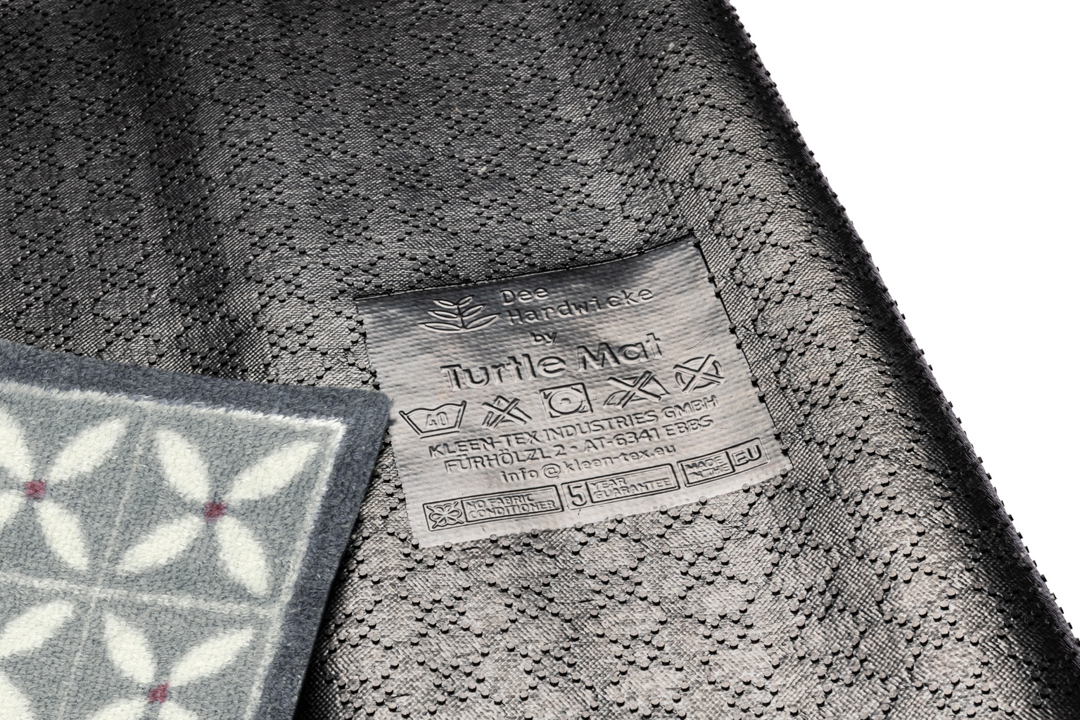 Turtle Mat Tapis »Flower Fields Grey« Rectangulaire 9 mm Höhe