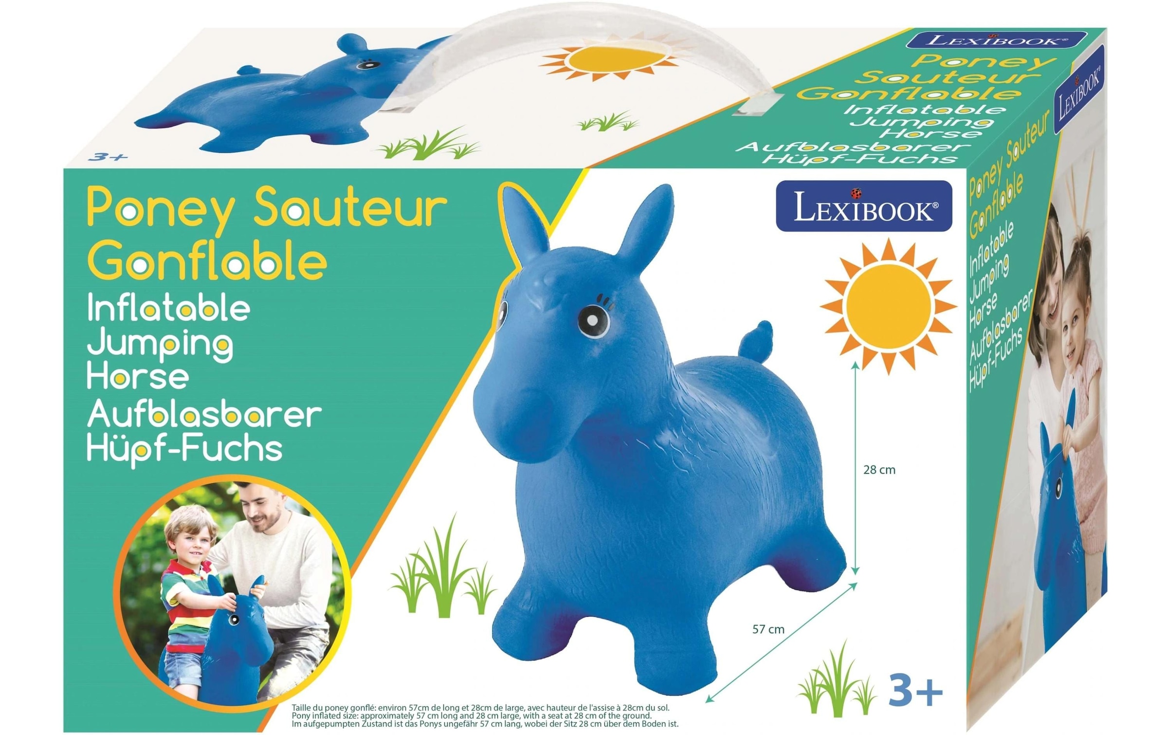 Lexibook® Animal gonflable »Pony«