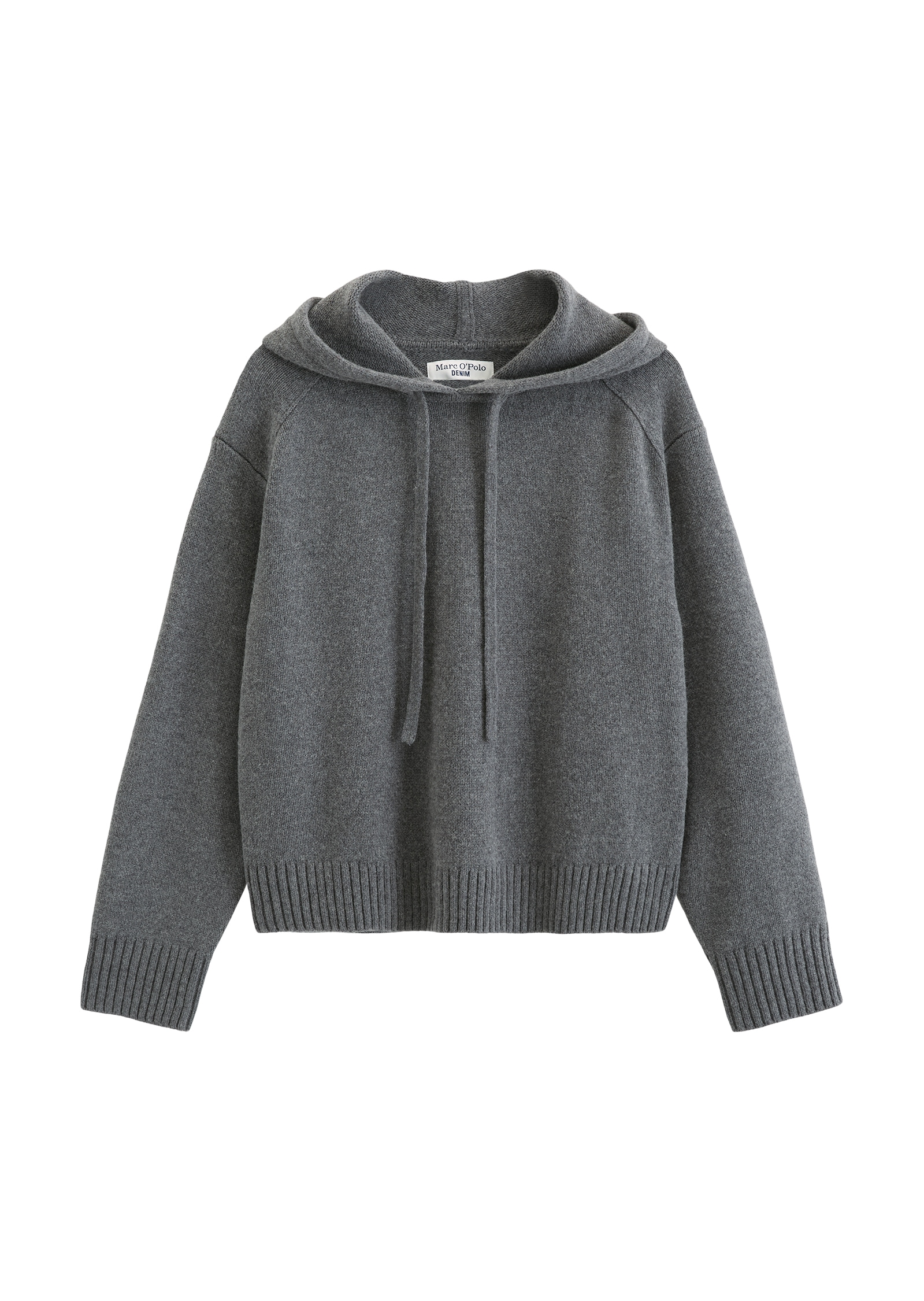 Marc O'Polo DENIM Pull à capuche »relaxed aus weichem Wolle-Mix«