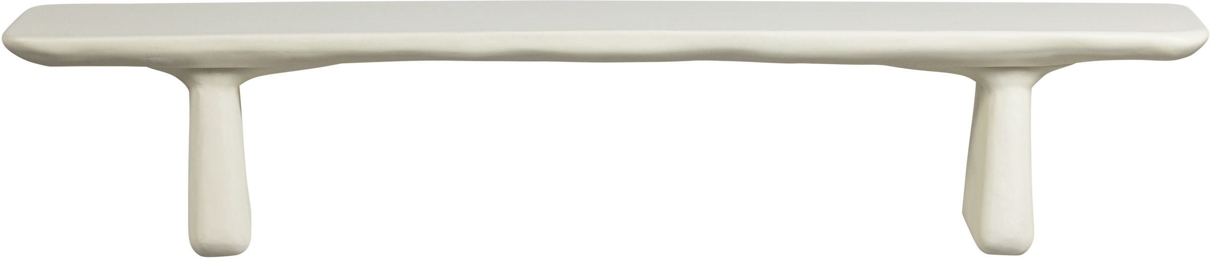 WOOOD Sitzbank »Loggia Fiber Reinforced Polymer organische Form H 45 x B 227 x T 40 cm« Tragkraft 350 kg, extrembelastbares material, für innen und aussen