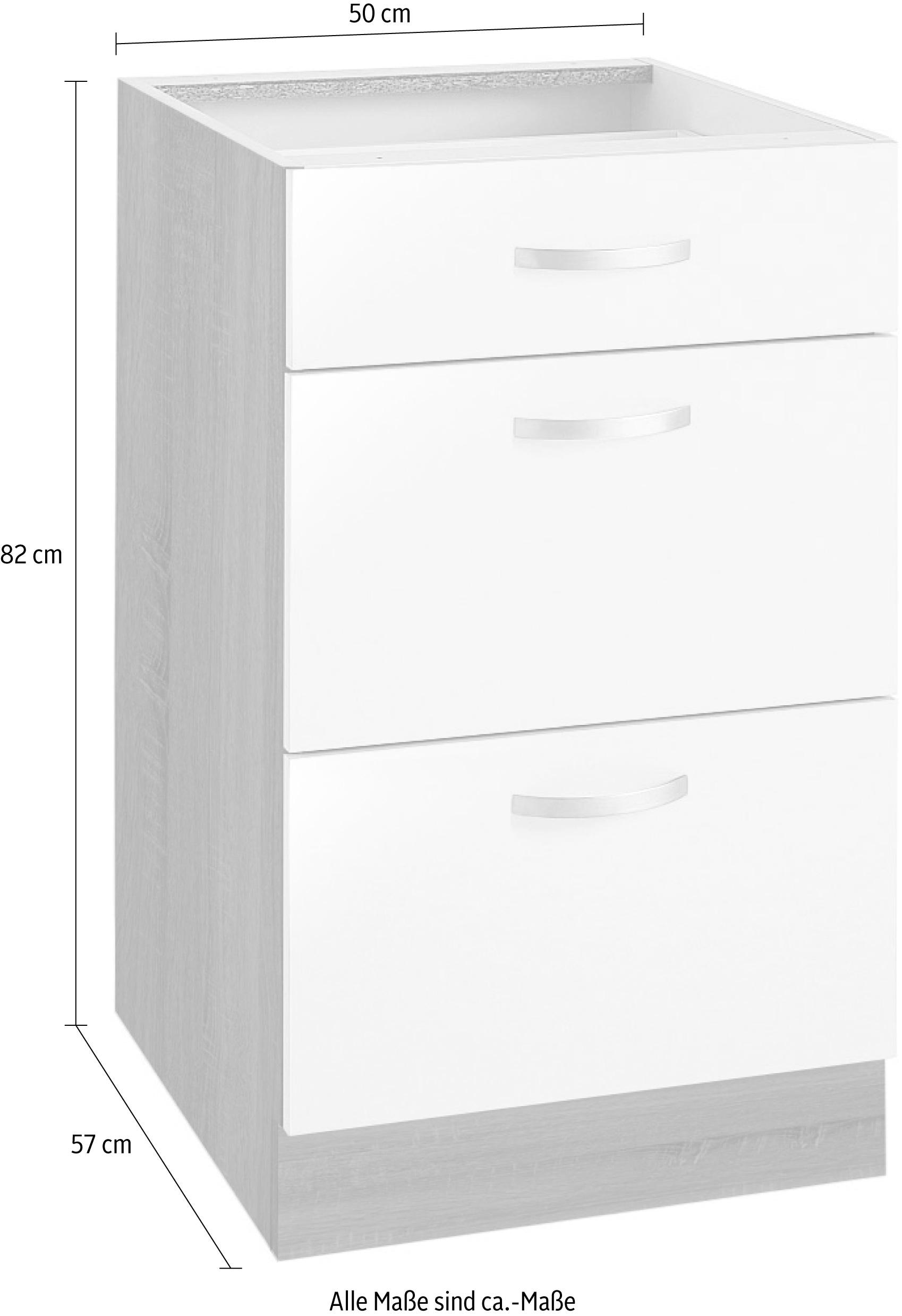 wiho Küchen Unterschrank »Flexi« Breite 50 cm