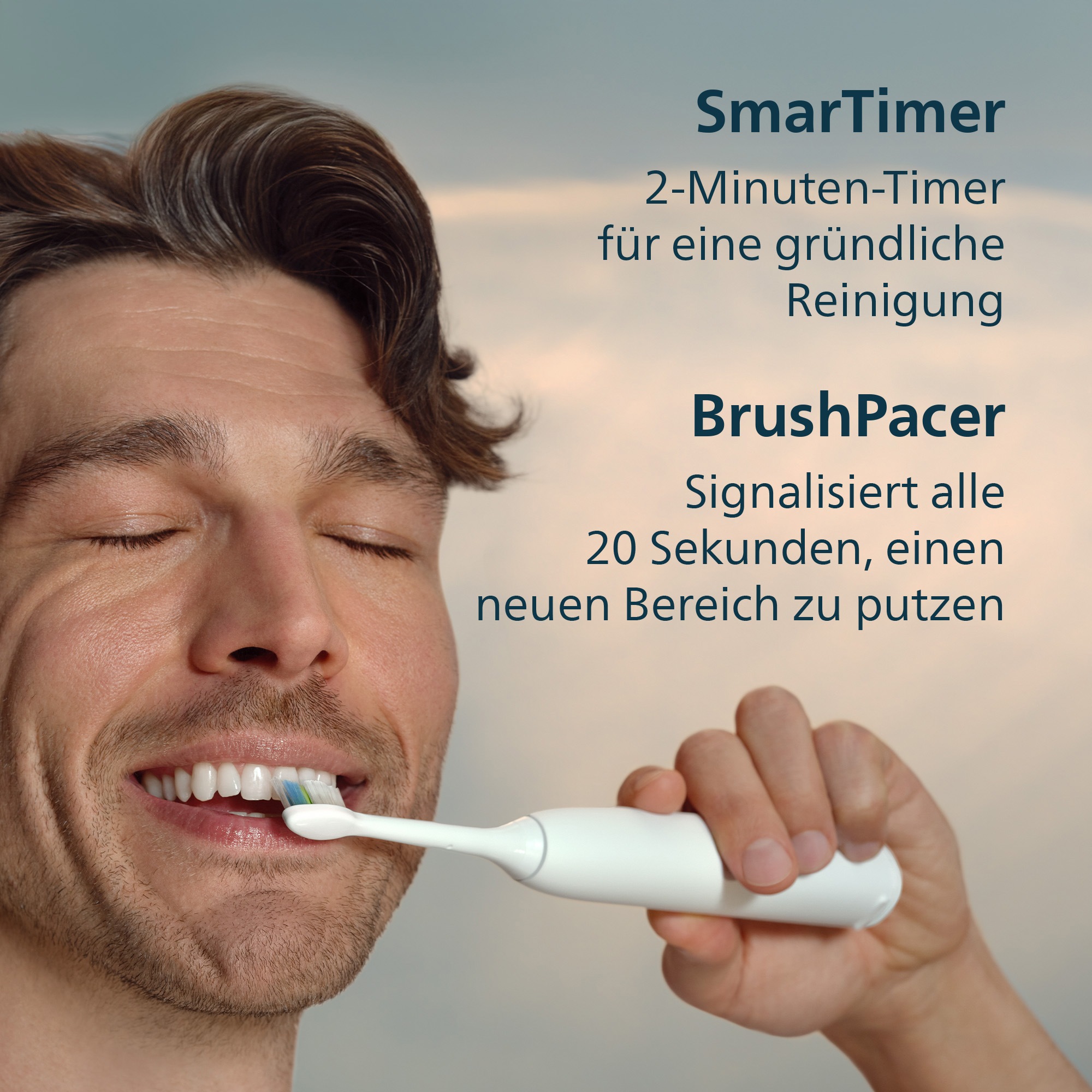Philips Sonicare Elektrische Zahnbürste »Series 5300« 1 Stk. Aufsteckbürsten mit Andruckkontrolle, 2 Intensitätsstufen, inkl. Ladegerät, Reiseetui
