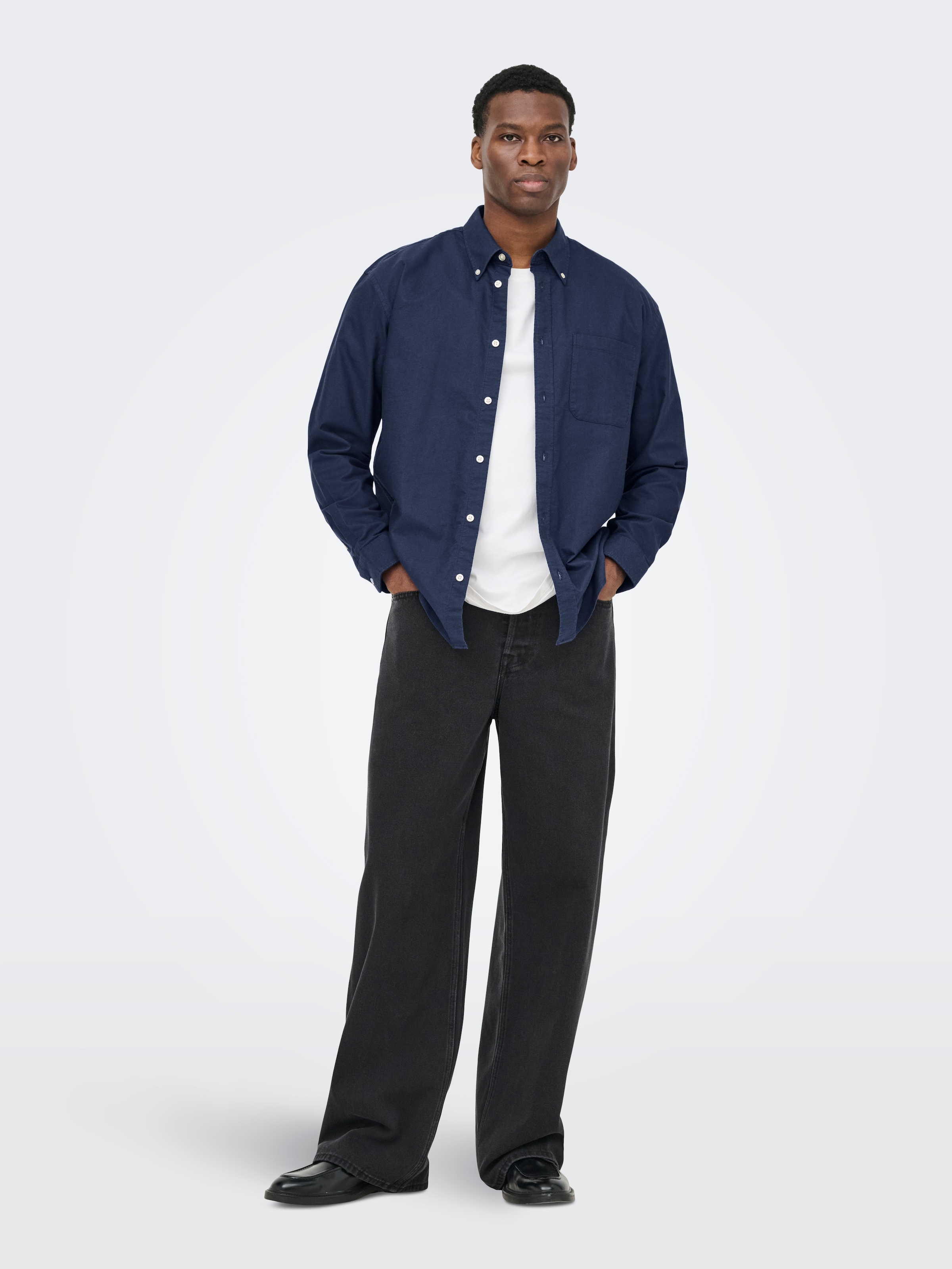ONLY & SONS Langarmhemd »ONSOXFORD LS SHIRT FRML NOOS« Baumwollmischung, regular fit