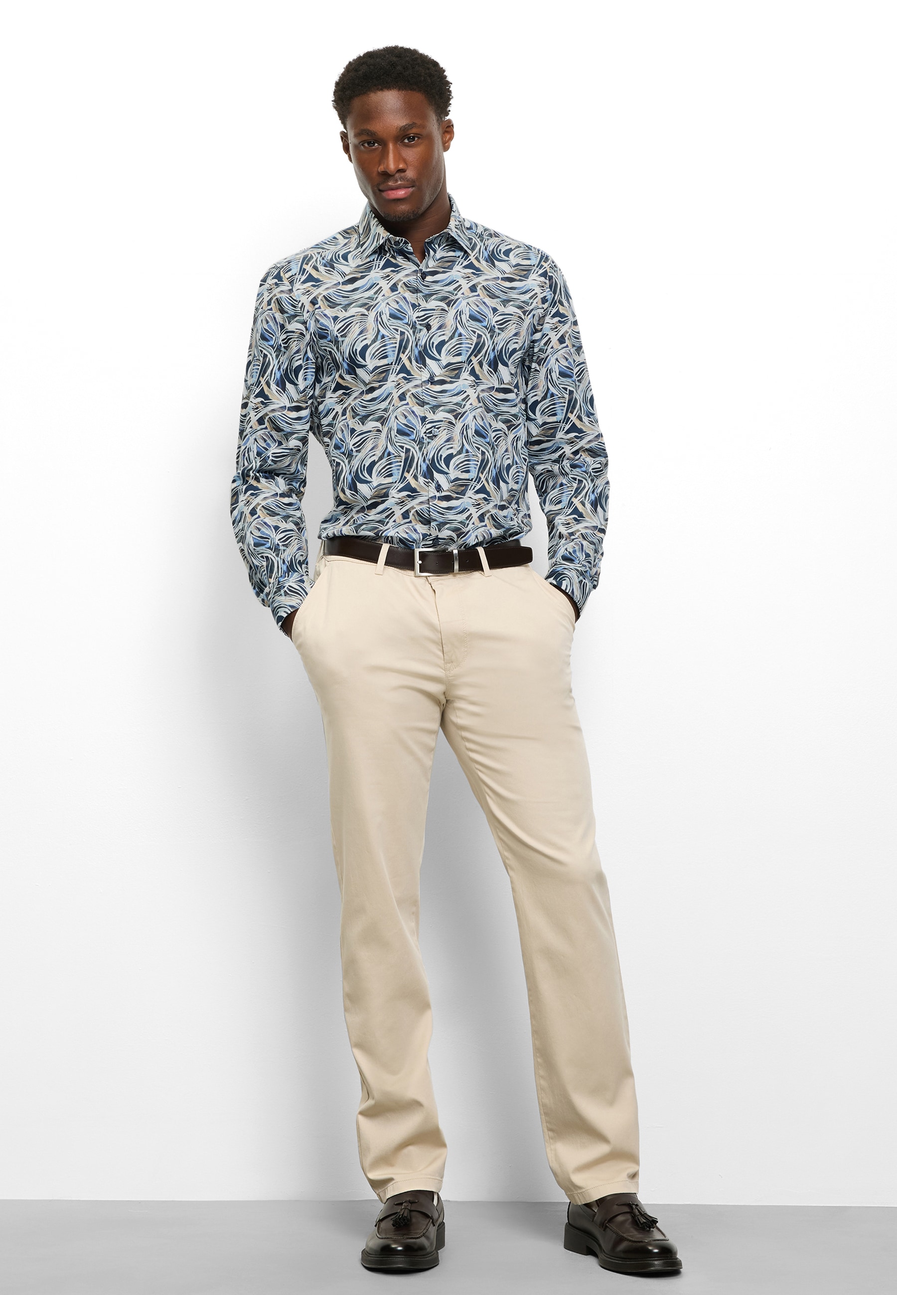 OLYMP Chemise à manches longues »Level Five« Businesshemd, body fit, New York Kentkragen