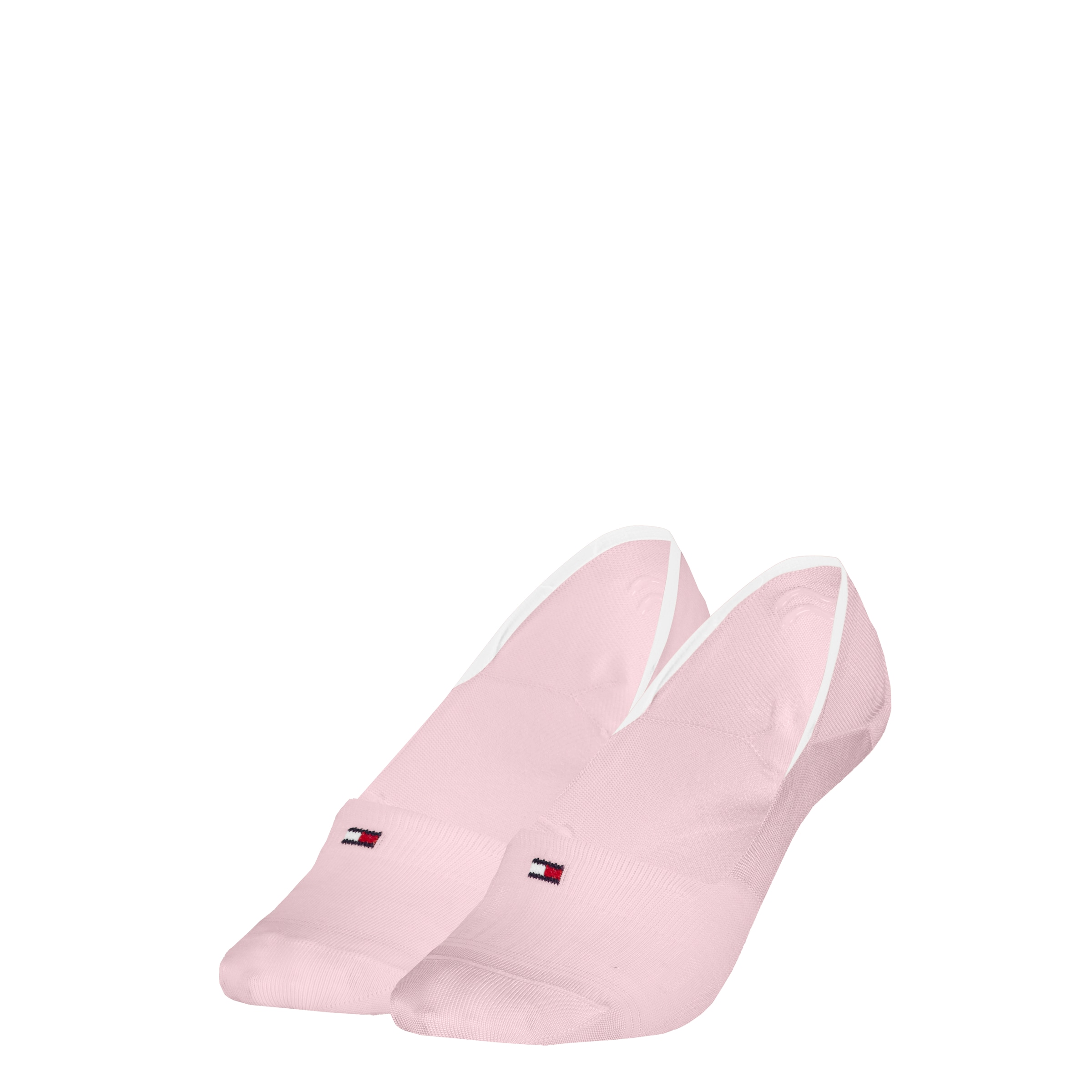 Tommy Hilfiger Chaussons »TH WOMEN FOOTIE MC 2P SHINE« 2 Paar,  mit silikonisierten Fersenstreifen