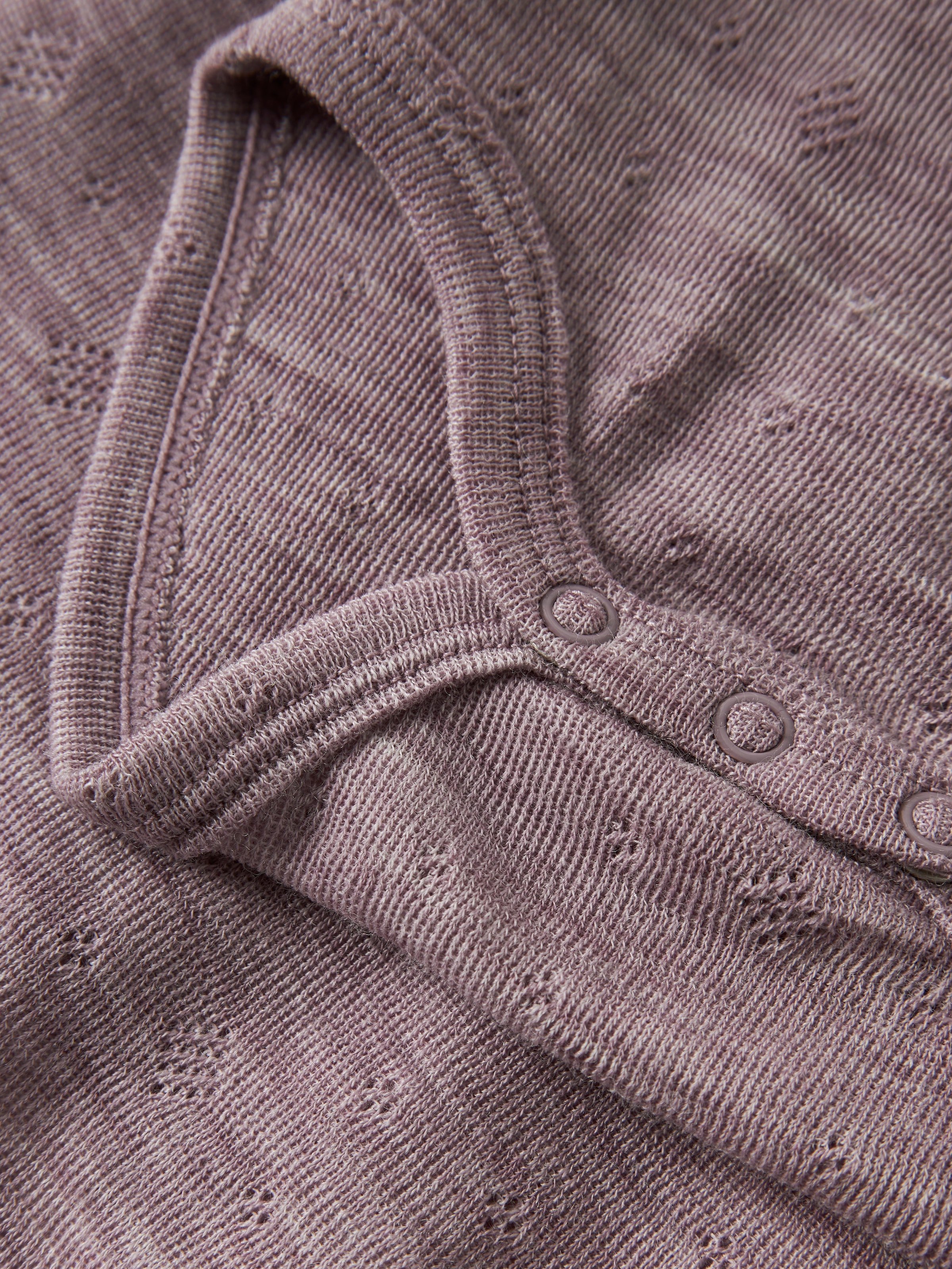 Name It Body à manches longues »NBFWANG WOOL NEEDLE LS BODY SOLID NOOS« en pure laine mérinos