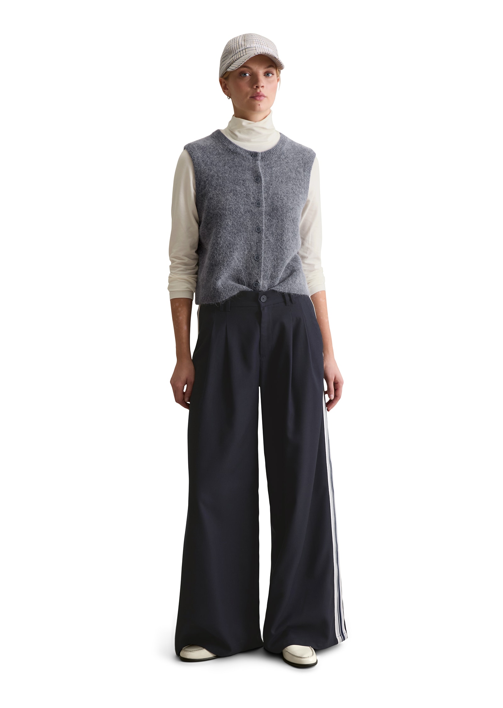 Marc O'Polo DENIM Strickweste »regular fit aus Alpakawolle-Wolle-Mix«